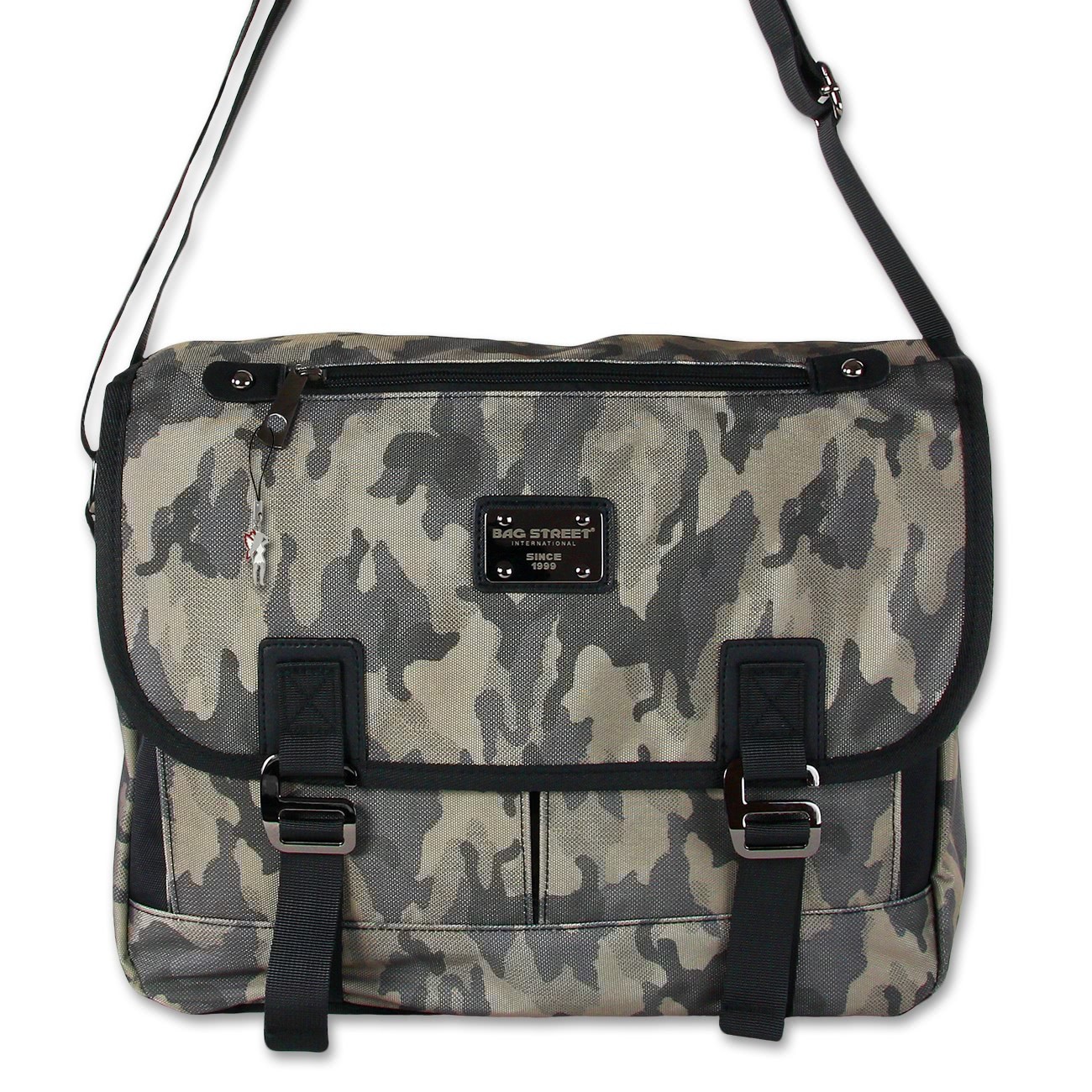 Umhängetasche Polyester schwarz army crossbody Schultertasche Bag Street OTJ258F