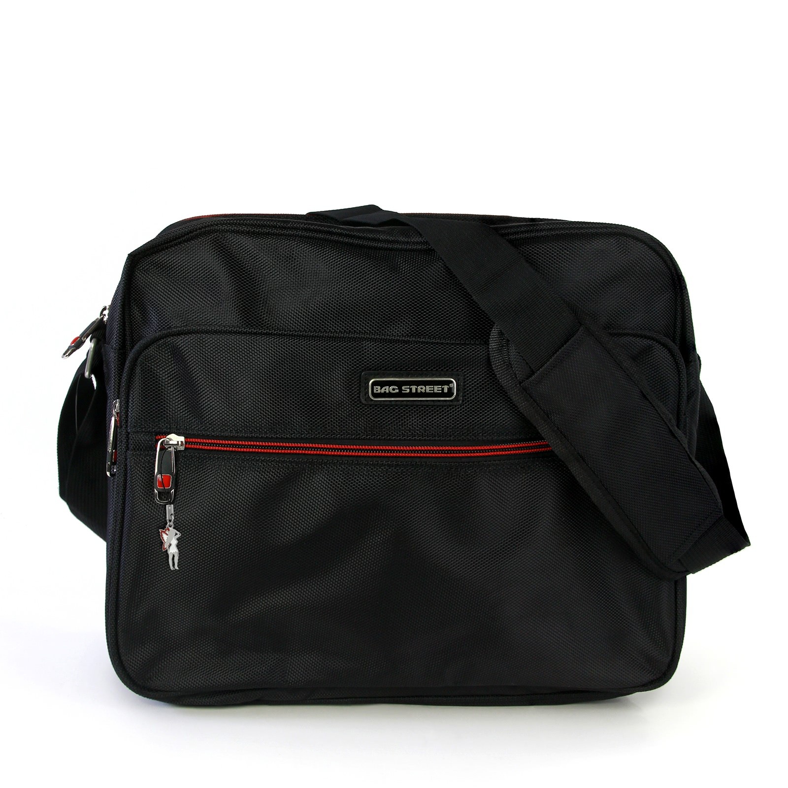 Nylon schwarz Flugumhänger quer Arbeitstasche Bag Street OTJ259S