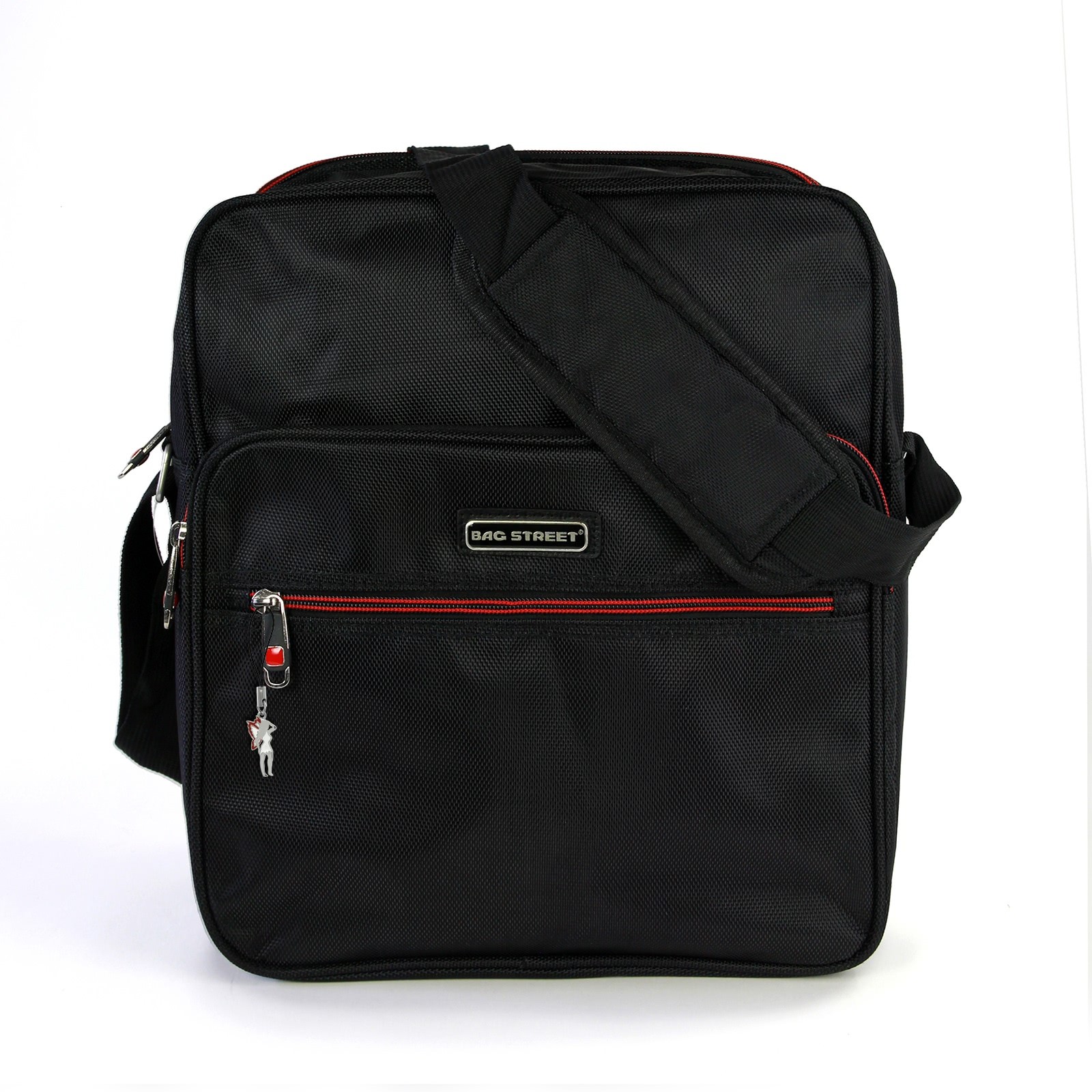 Nylon schwarz Arbeitstasche hoch Flugumhänger Bag Street OTJ260S
