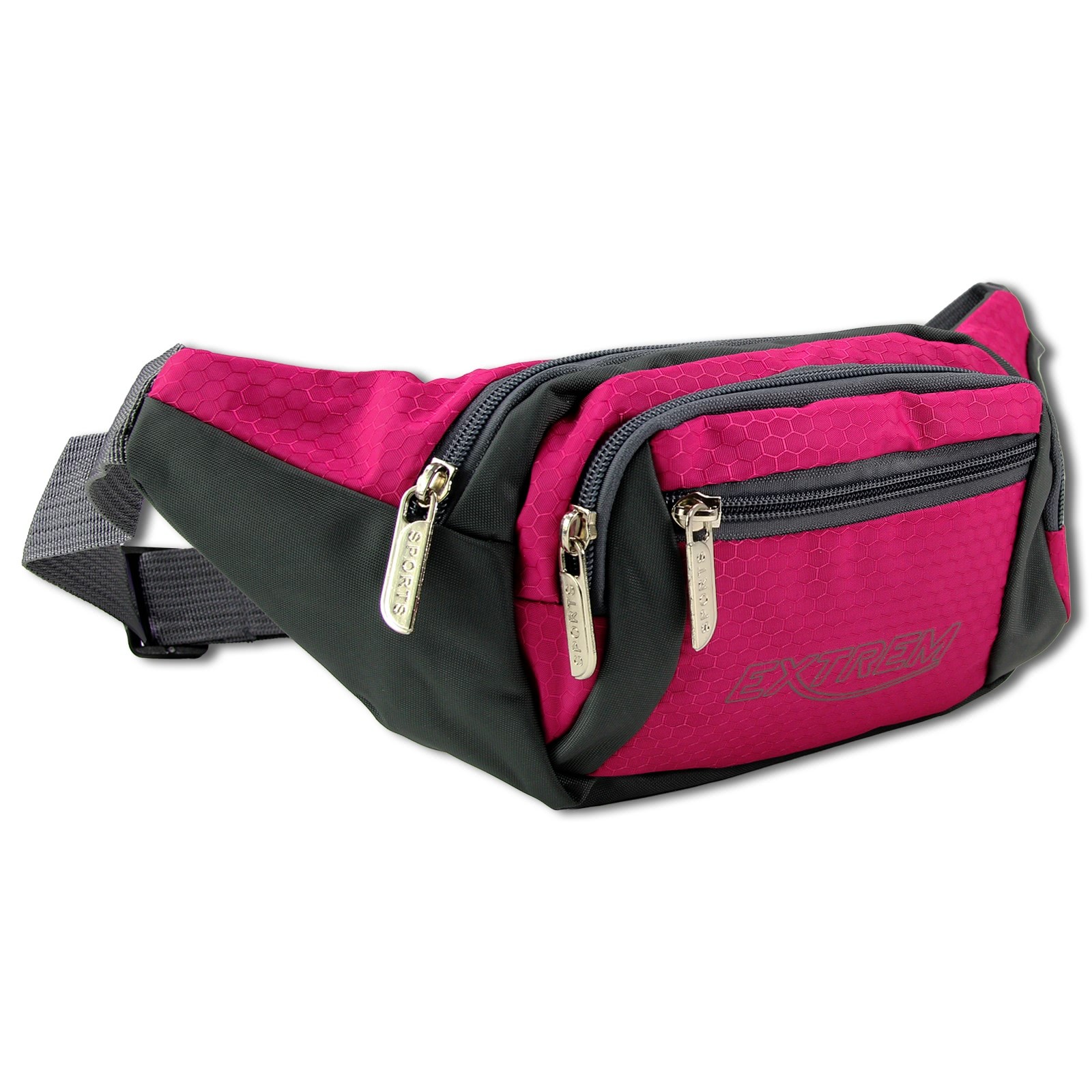 Bag Street sportliche Gürteltasche Nylon pink Bauchtasche Hüfttasche OTJ507P