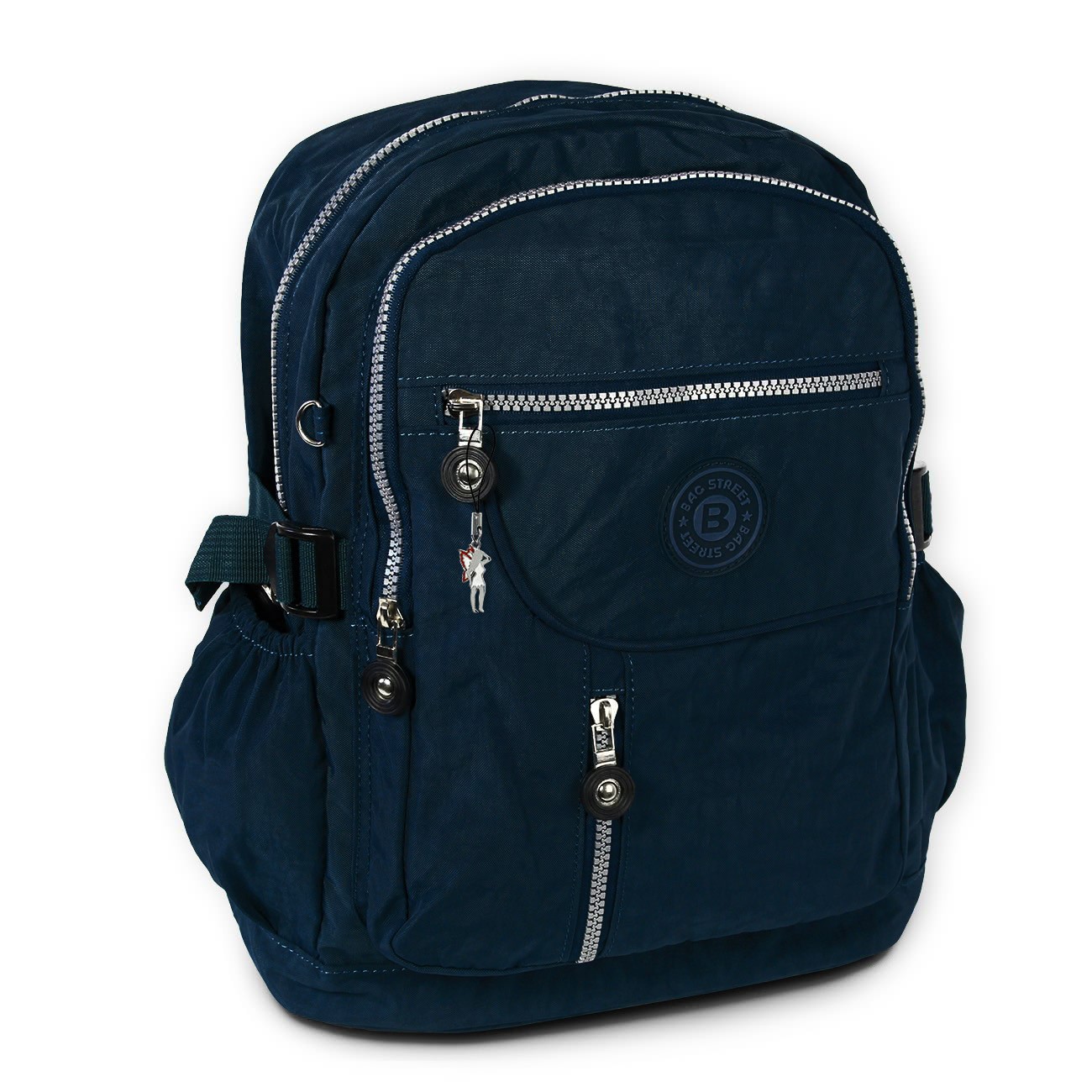 Bag Street Rucksack, Handtasche Nylon navy Damen Cityrucksack OTJ604B