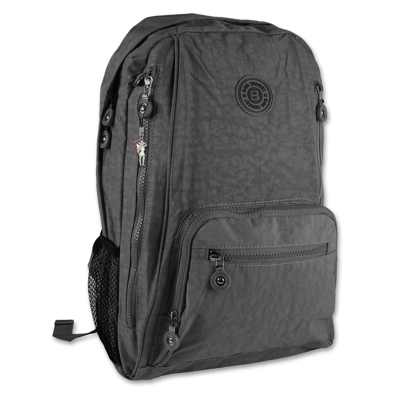 Bag Street Rucksack Nylon grau Rucksacktasche OTJ613K