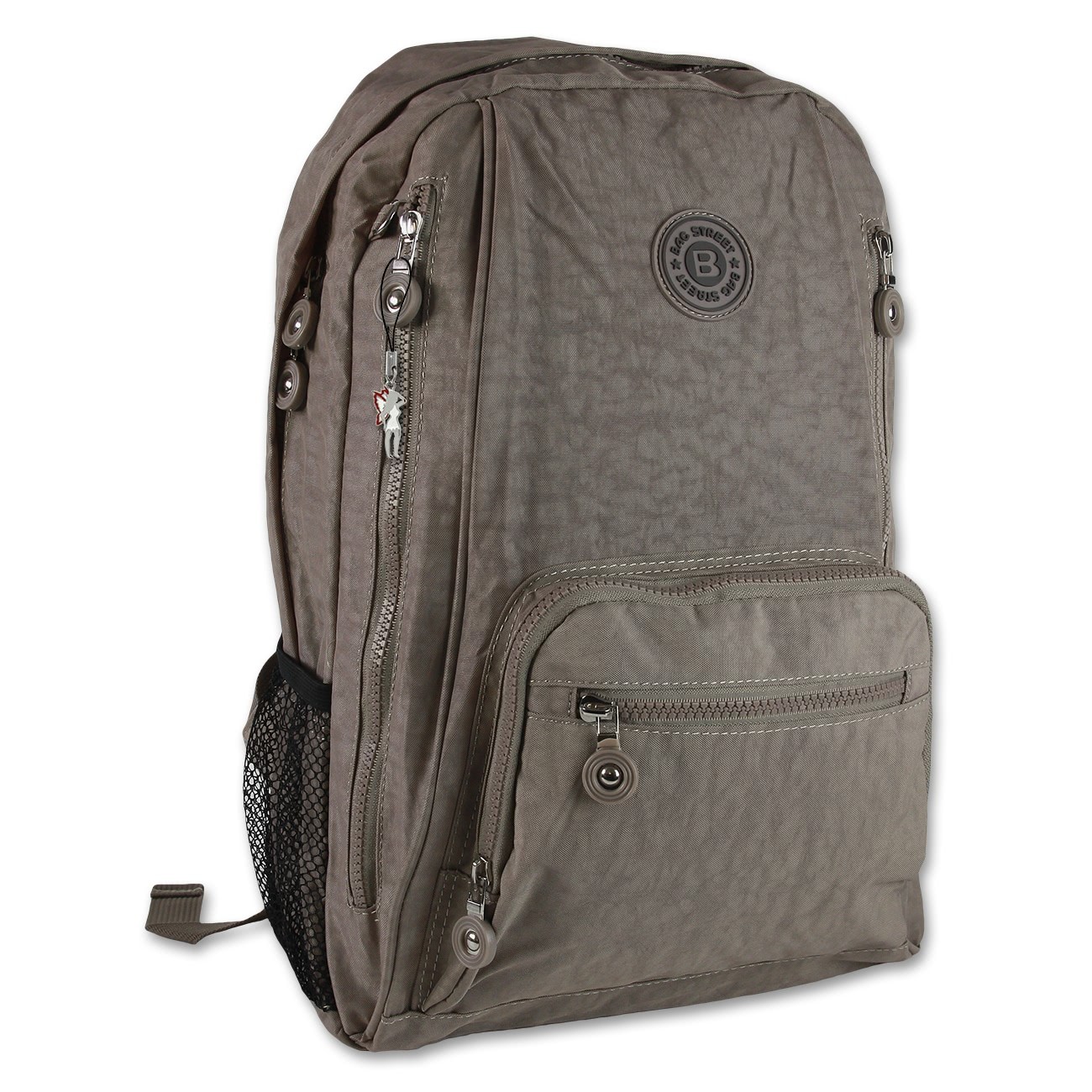 Bag Street Rucksack Nylon stone braun Rucksacktasche OTJ613L