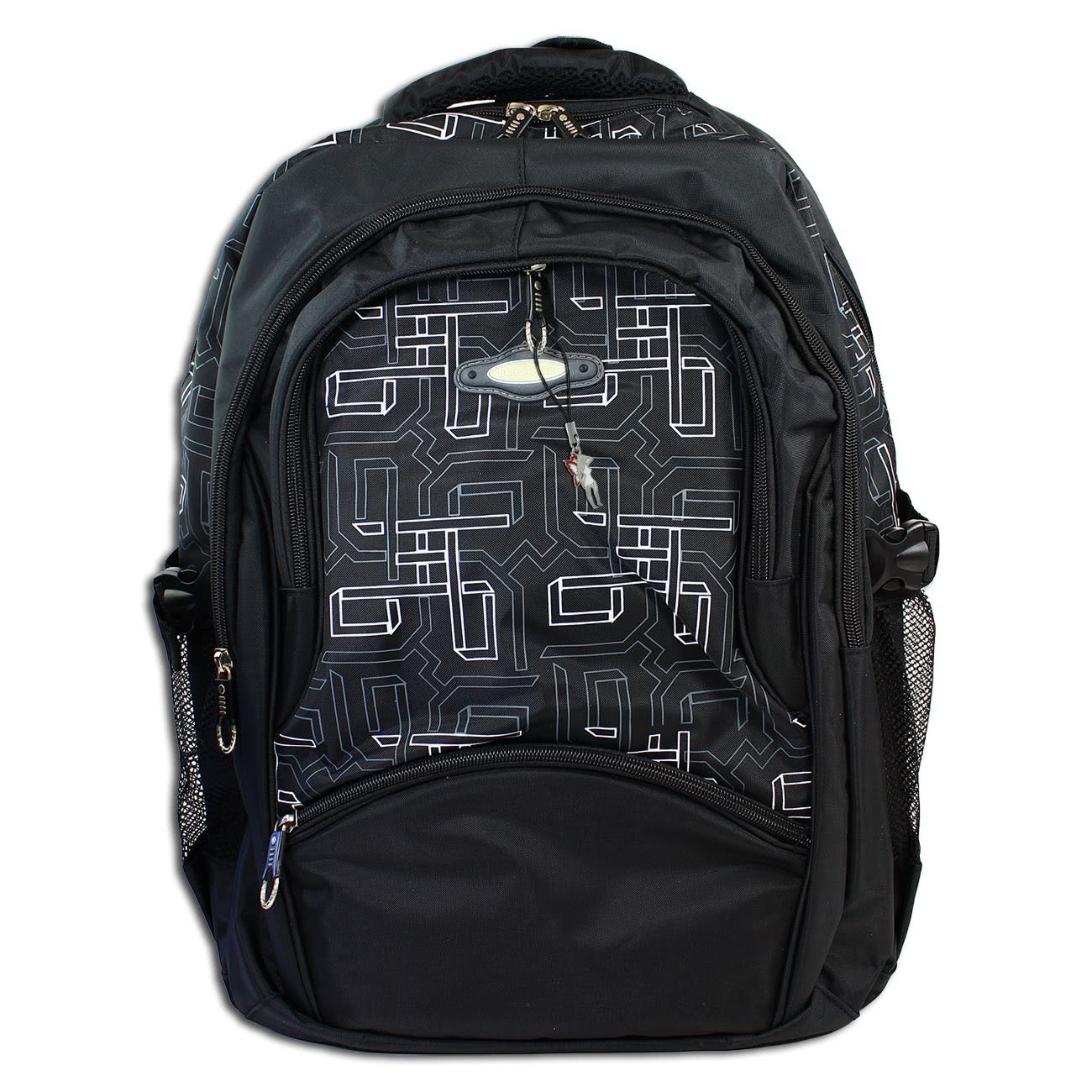 Bag Street Rucksack Synthetik Freizeit schwarz Laptopfach gepolstert OTJ617S