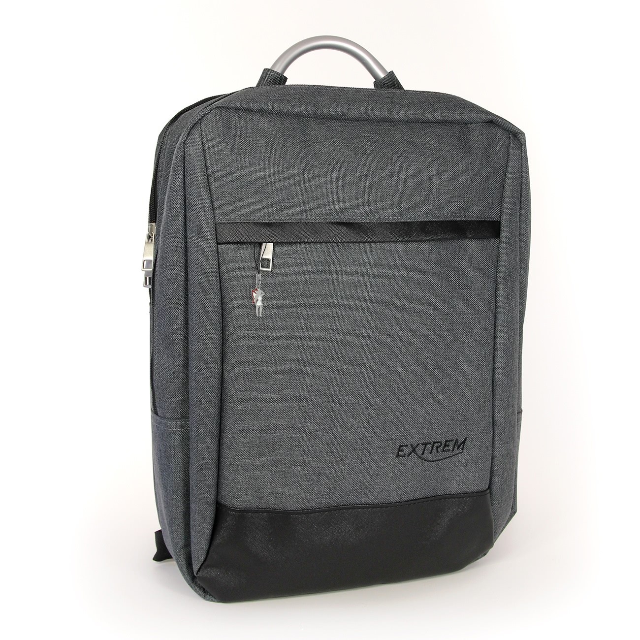 Rucksack Synthetik grau Tabletfach Rucksack, Notebooktasche Bag Street OTJ650K