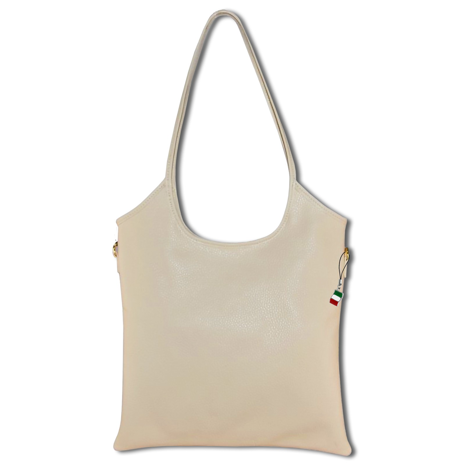 Florence Damen Umhängetasche Leder Tasche beige OTM112I