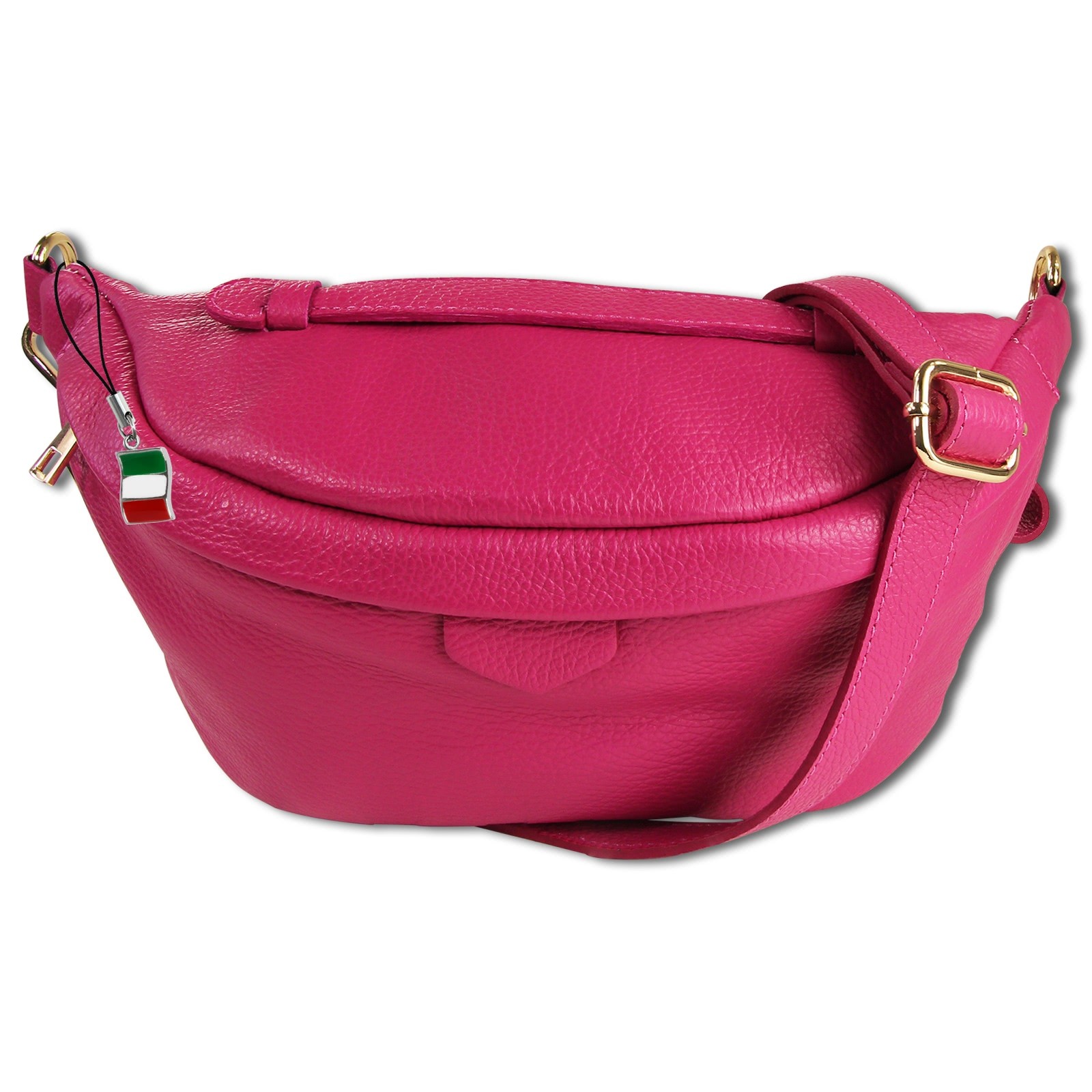 Florence Echtleder Gürteltasche Damen pink Bauchtasche OTM806P