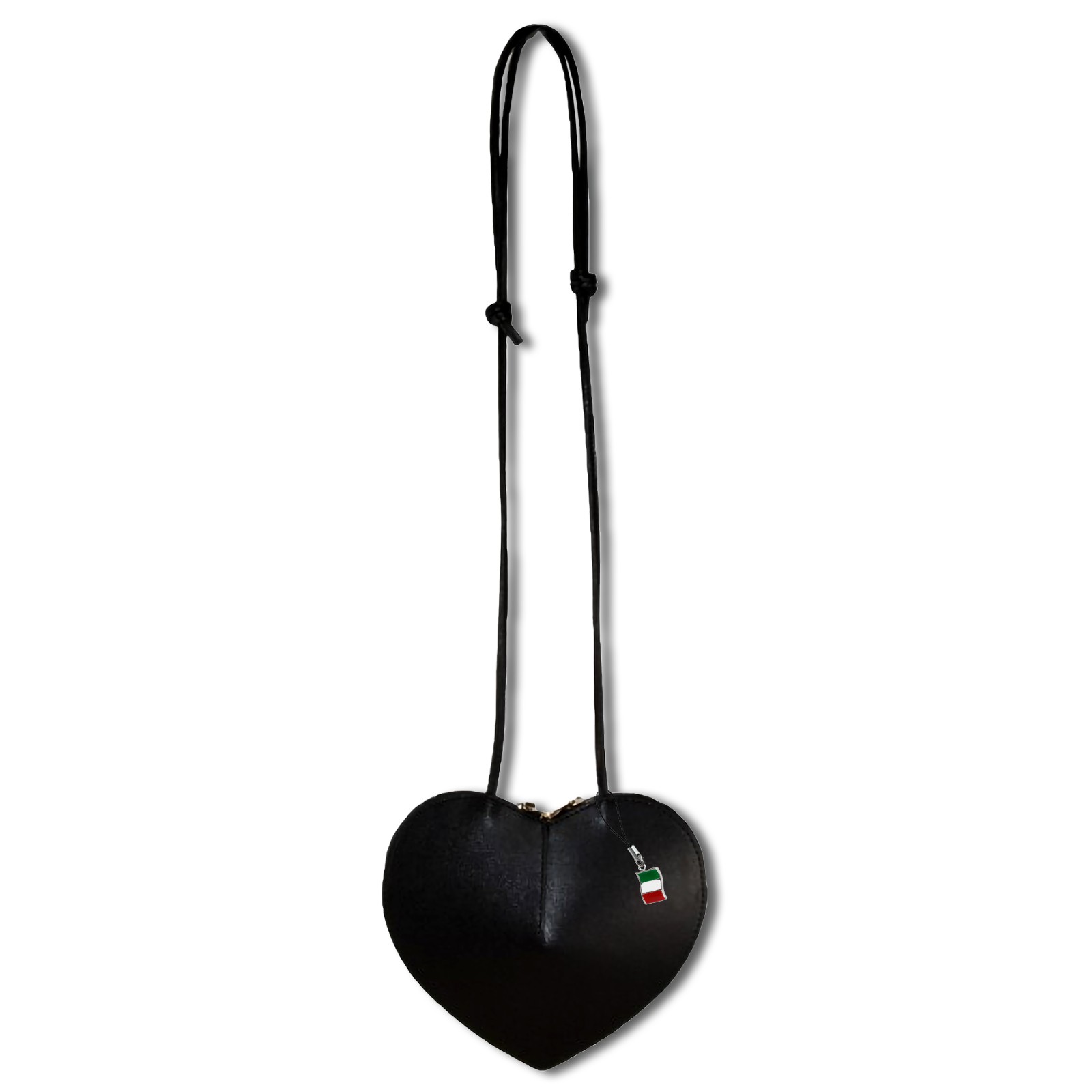 Florence Damen Umhängetasche Leder Tasche schwarz OTM813S