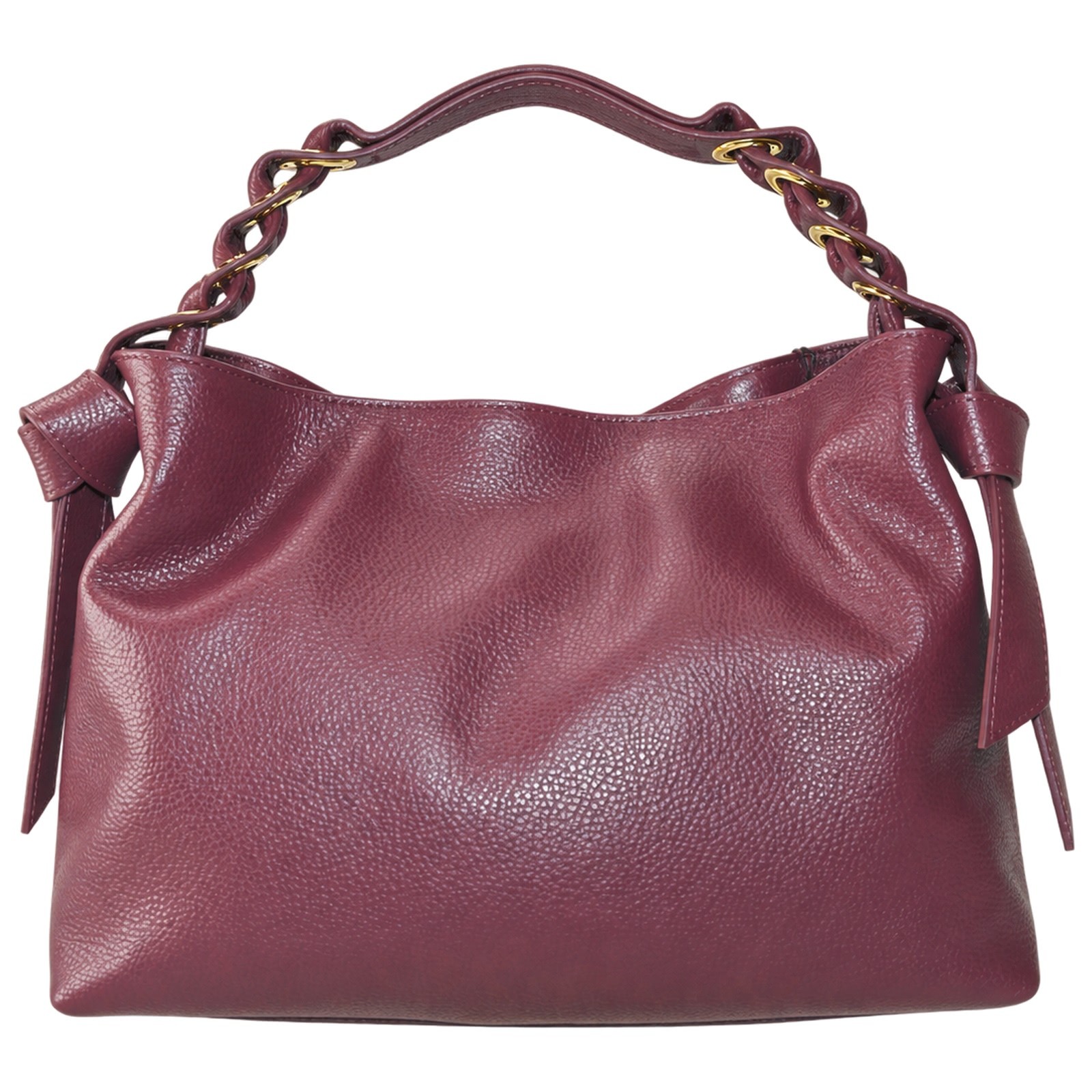 Florence Damen Schultertasche Echtleder Tasche bordeaux OTM817D5
