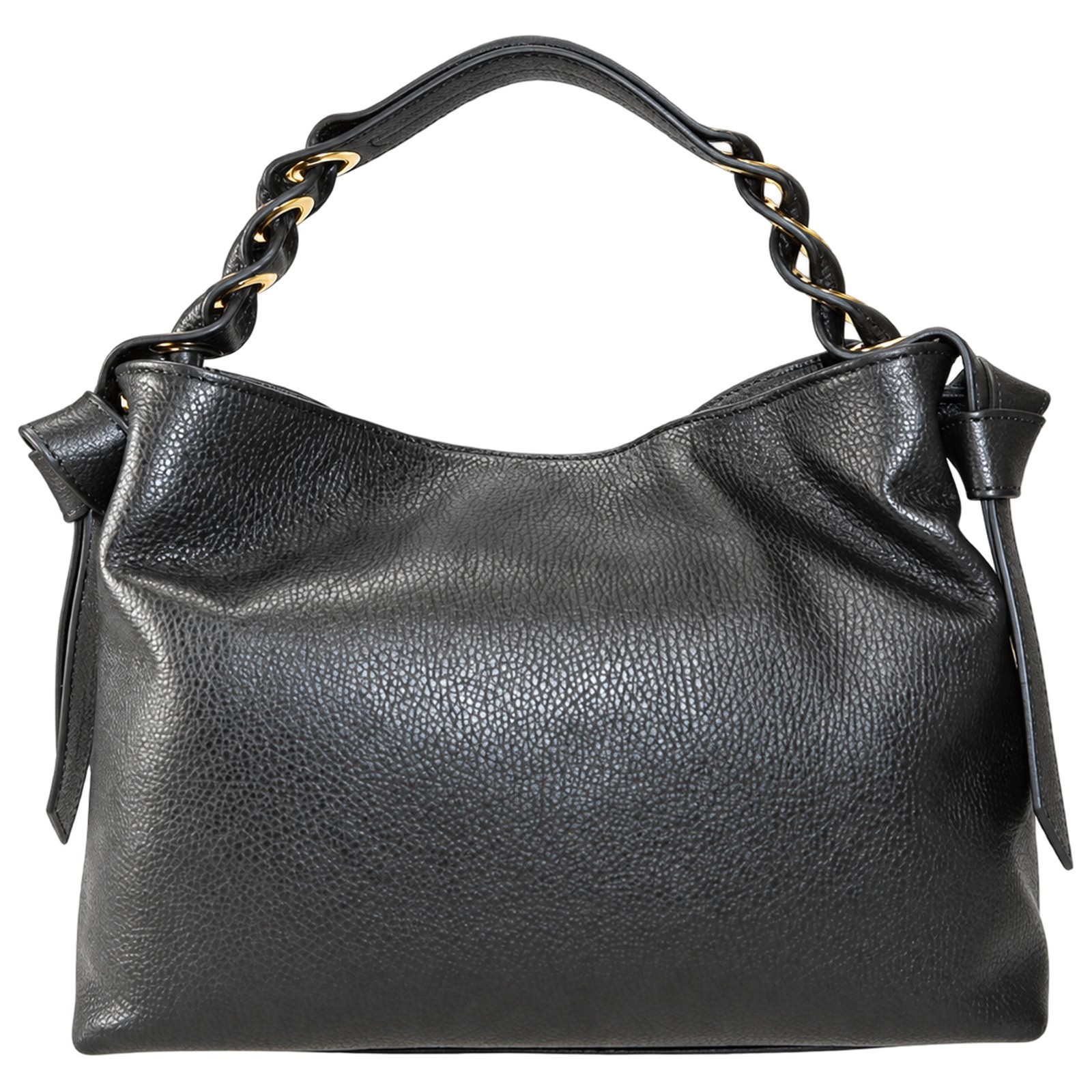 Florence Damen Schultertasche Echtleder Tasche schwarz OTM817S1
