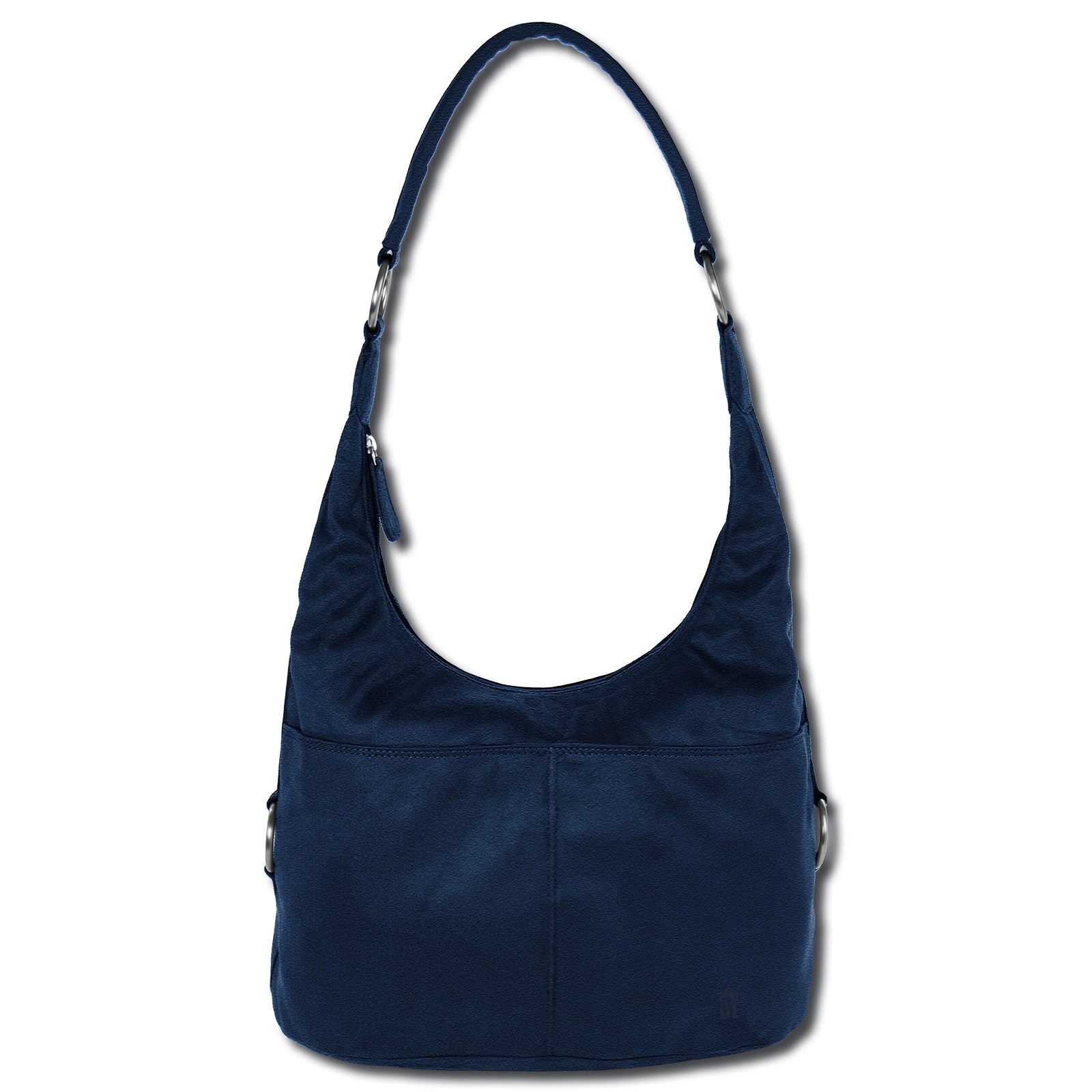 DrachenLeder Beuteltasche Kunstleder blau Hobo Bag Damen Handtasche OTS100B