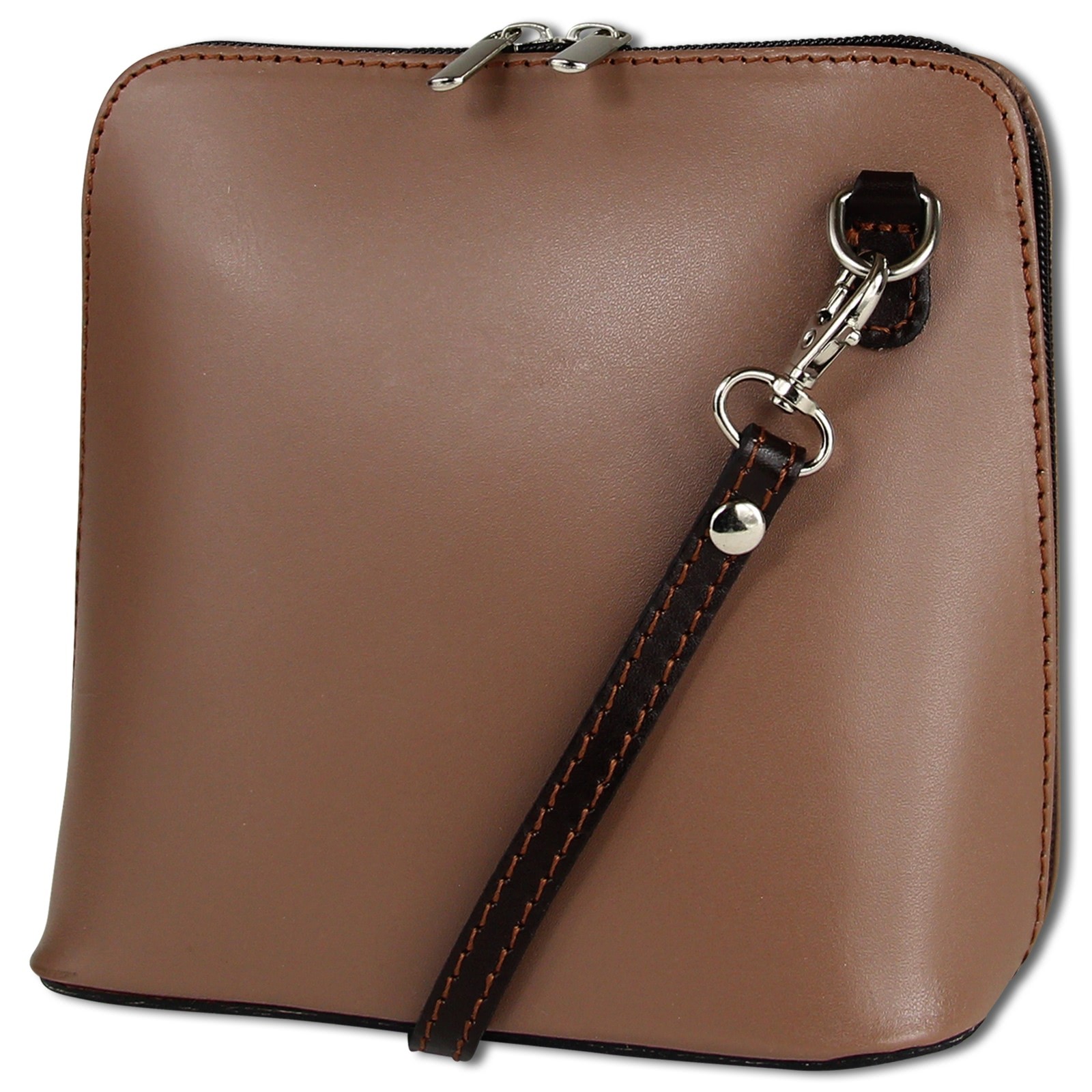 Toscanto Damen Leder Tasche taupe braun OTT109UC