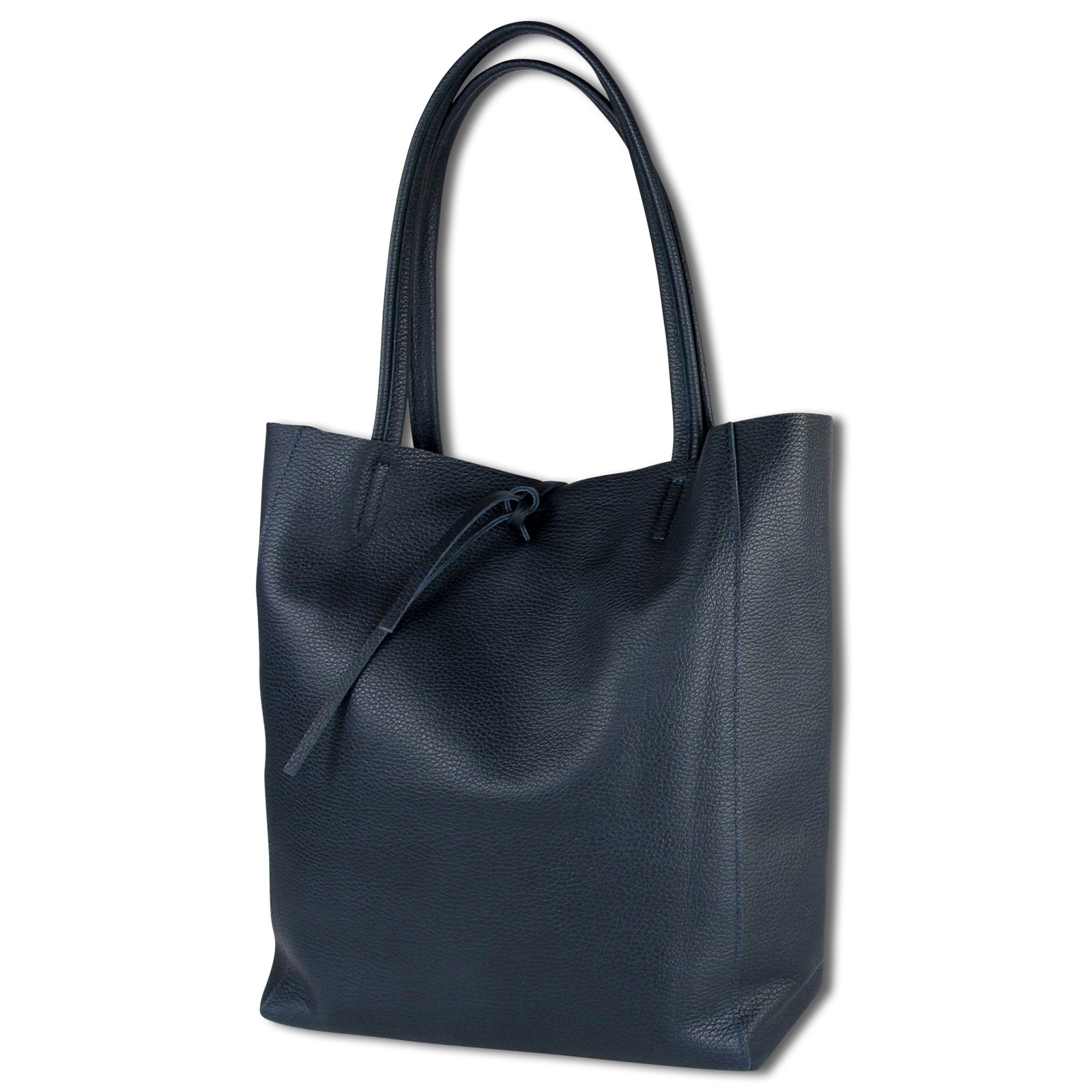 Toscanto Damen Shopper Leder Tasche blau OTT112SM