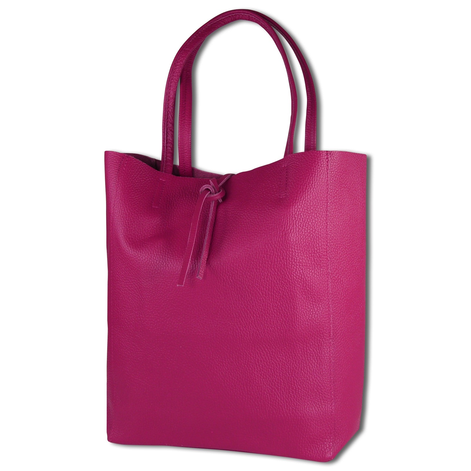 Toscanto Damen Shopper Leder Tasche pink OTT112SP