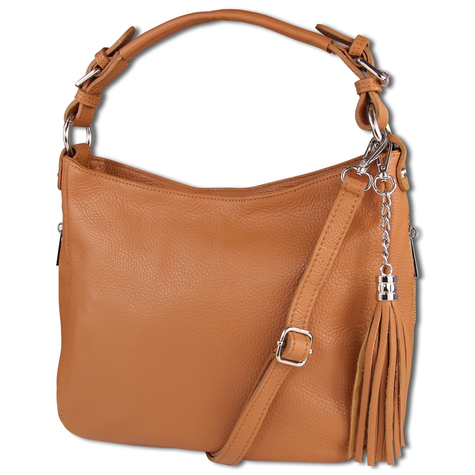 Toscanto Damen Shopper Leder Tasche tan braun OTT134SN
