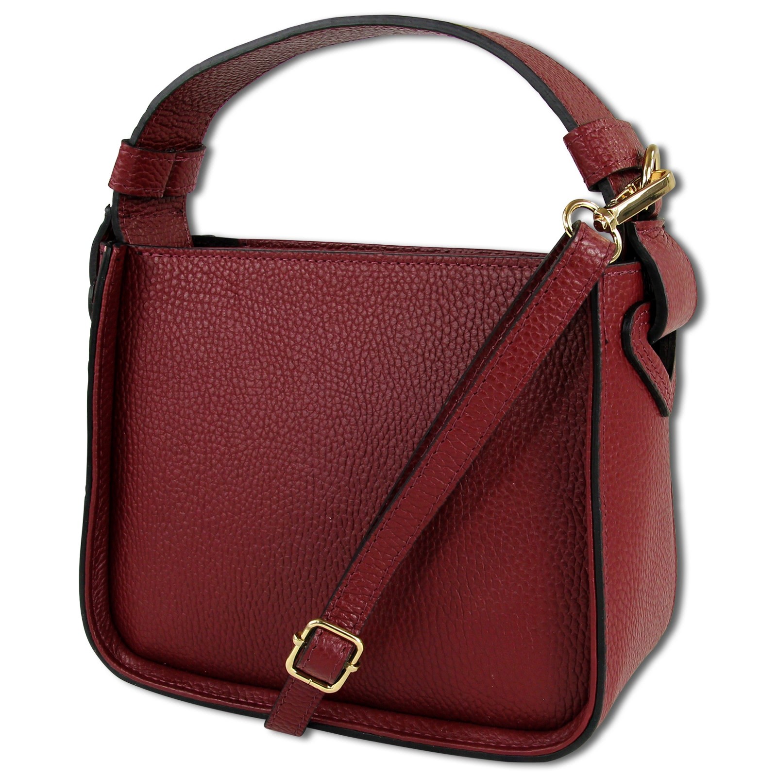 Toscanto Damen Leder Tasche dunkelrot OTT154UR
