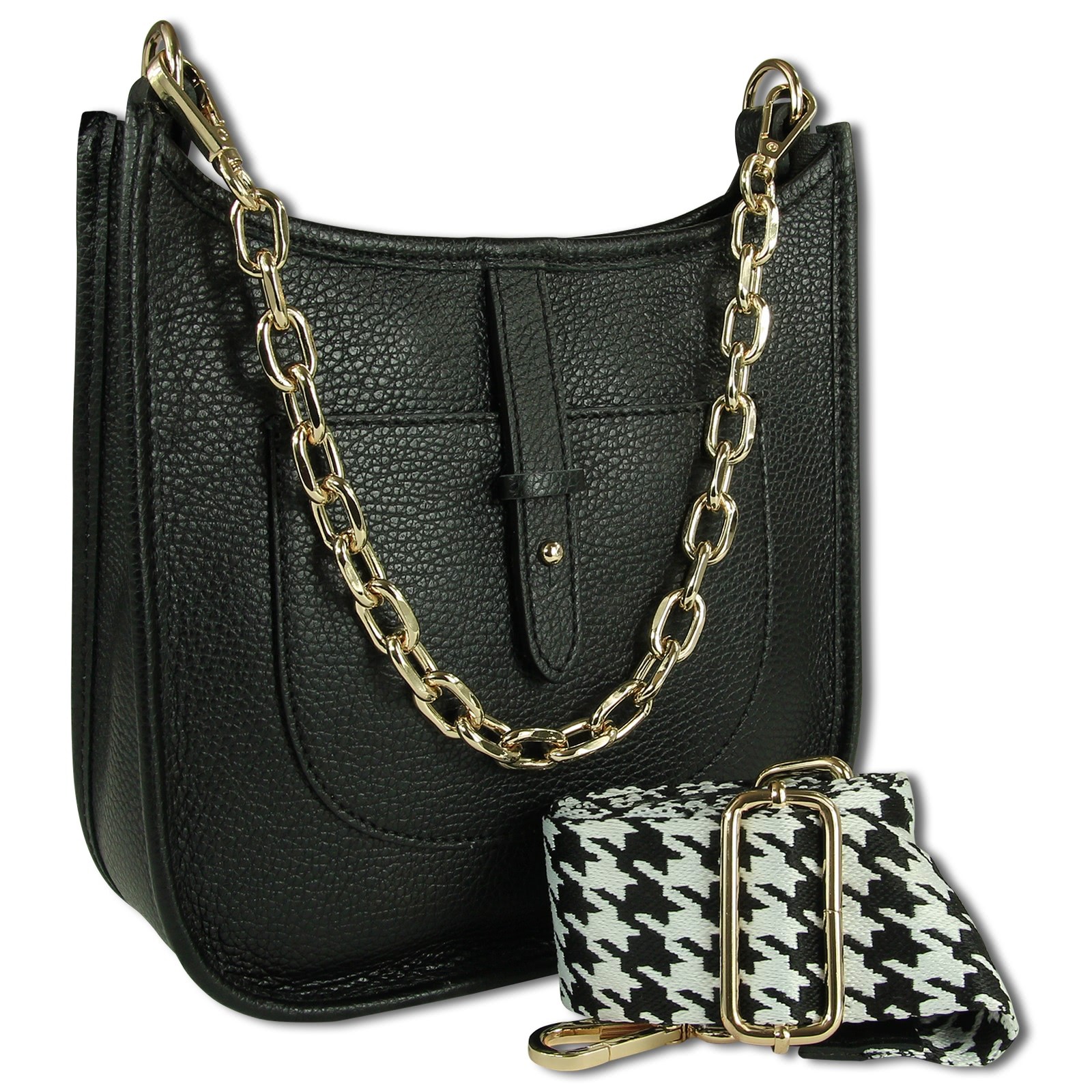 Toscanto Damen Jugend Citytasche Leder Tasche schwarz OTT158US
