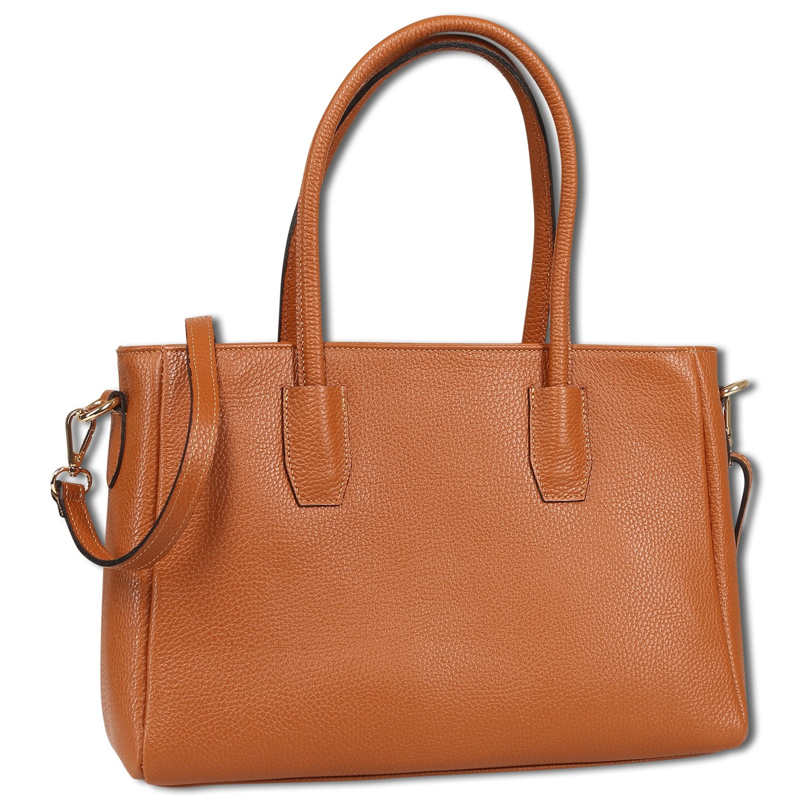 Toscanto Damen Handtasche Leder Tasche braun OTT177HN2
