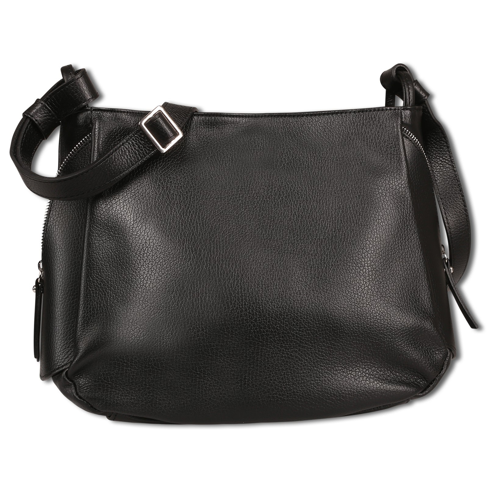 Toscanto Damen Umhängetasche Leder Tasche schwarz OTT182US1