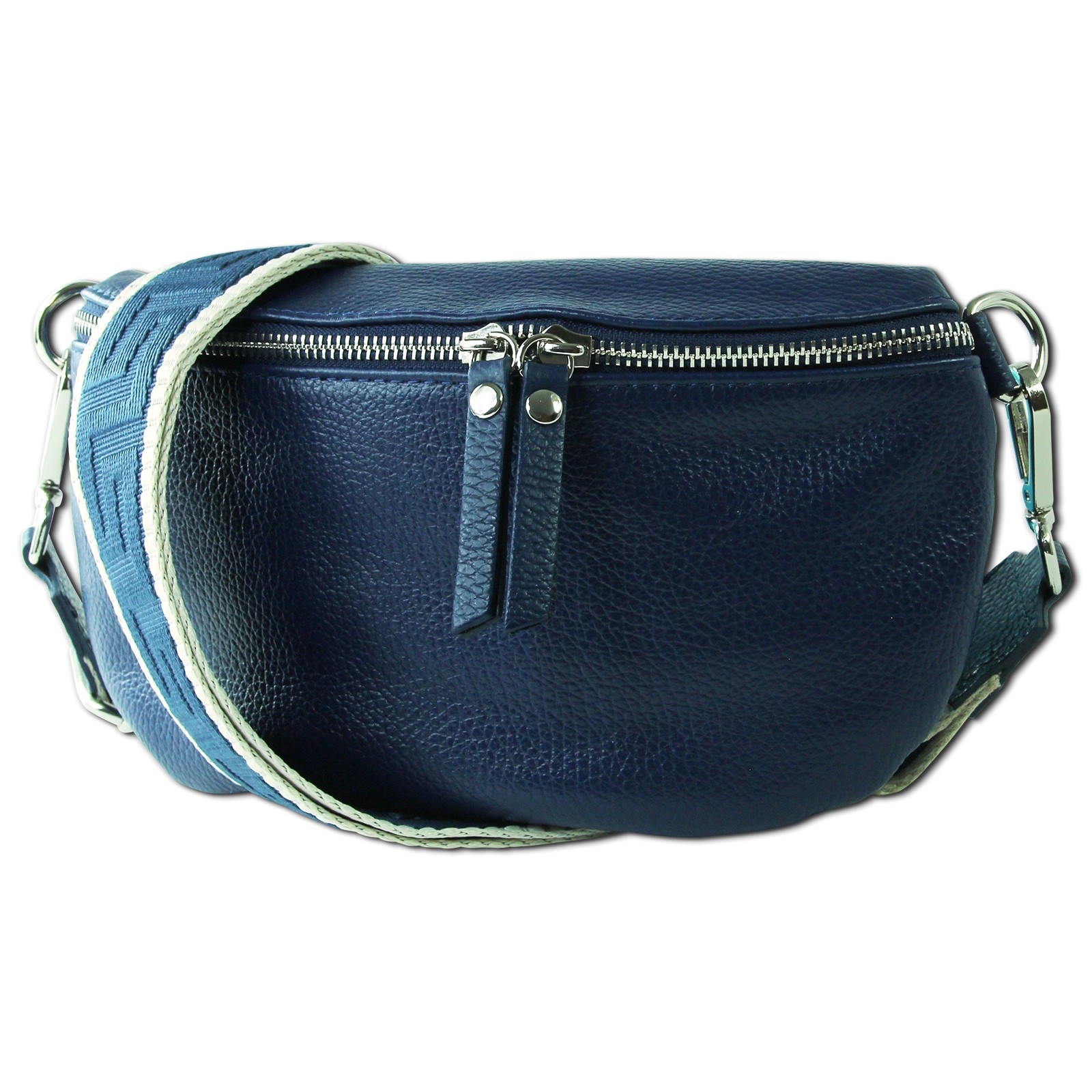 Toscanto Damen Gürteltasche Leder Tasche blau OTT807BB