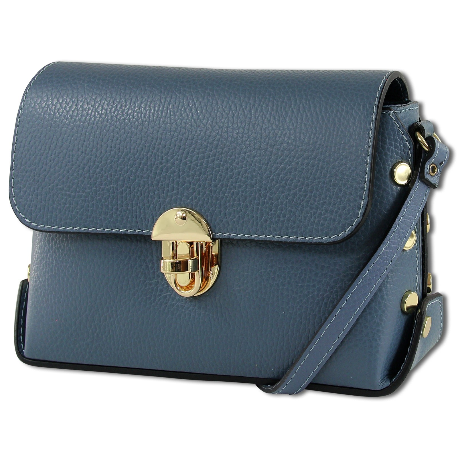 Toscanto Damen Leder Tasche türkis OTT808UT