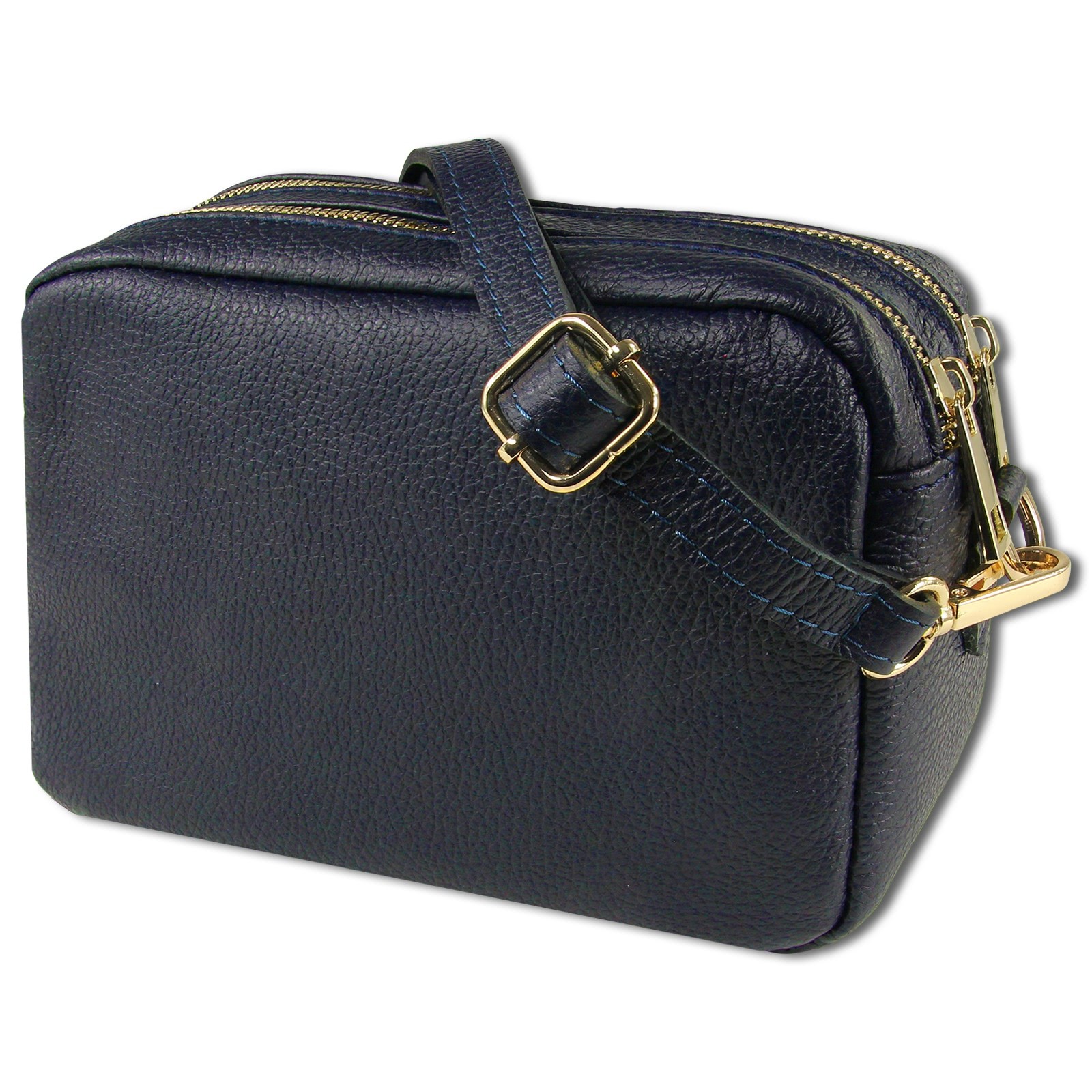 Toscanto Damen Leder Tasche blau OTT809UB