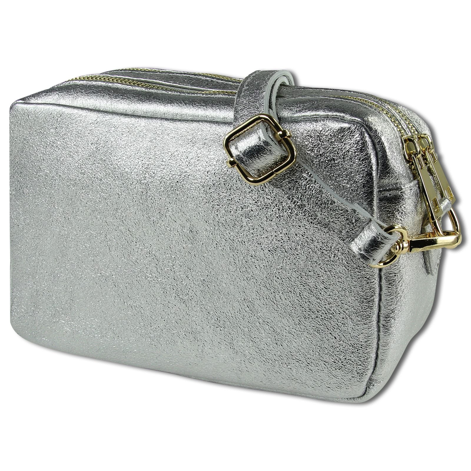 Toscanto Damen Leder Tasche silber OTT809UJ
