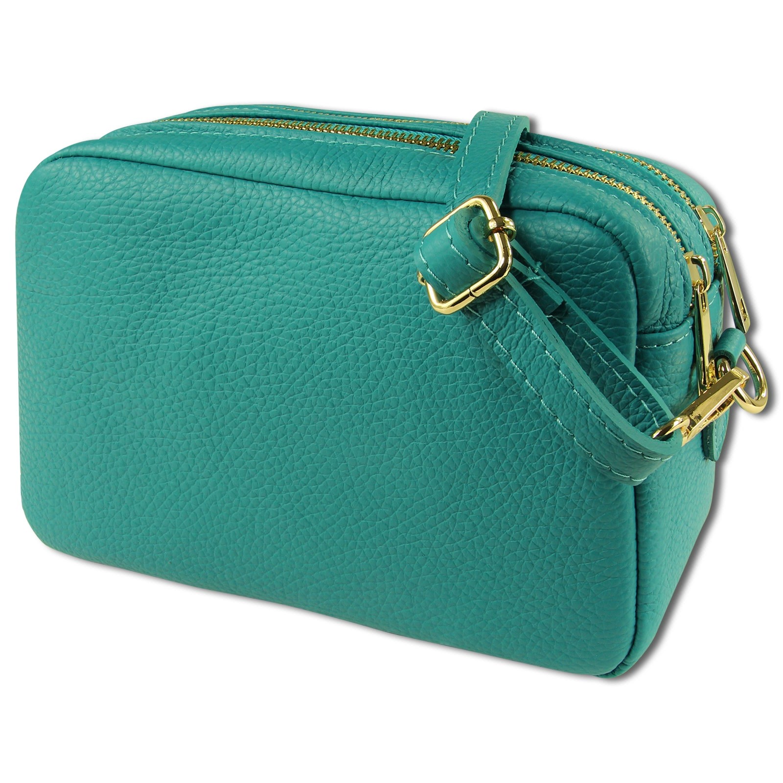Toscanto Damen Leder Tasche türkis OTT809UT