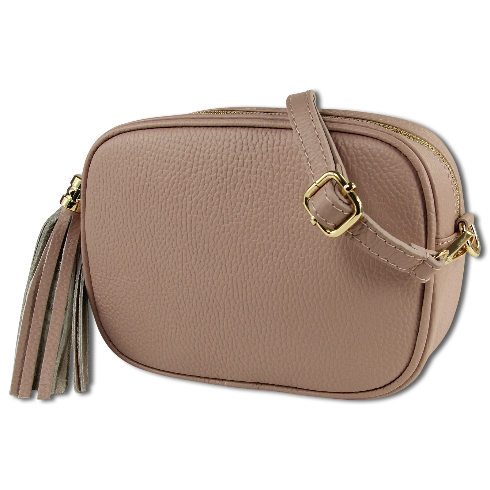 Toscanto Damen Umhängetasche Leder Tasche rosa OTT811UA