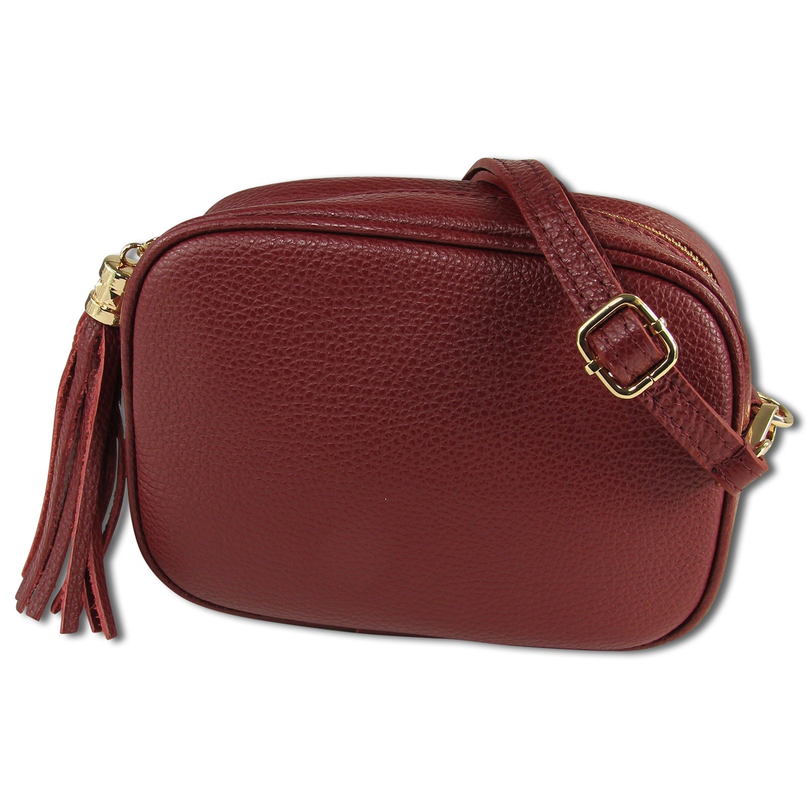 Toscanto Damen Umhängetasche Leder Tasche rot OTT811UR