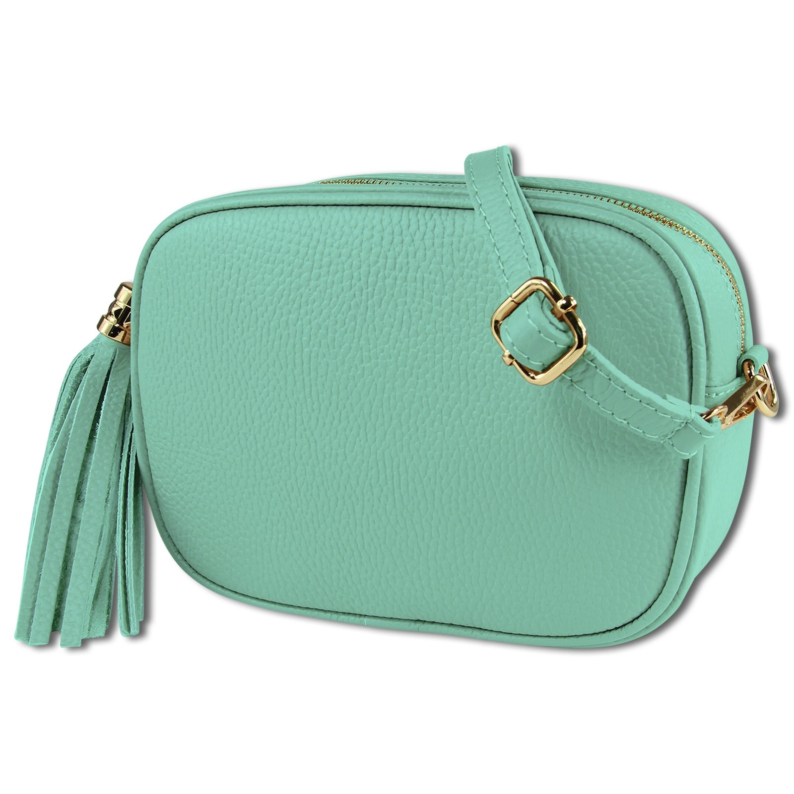 Toscanto Damen Leder Tasche türkis OTT811UT