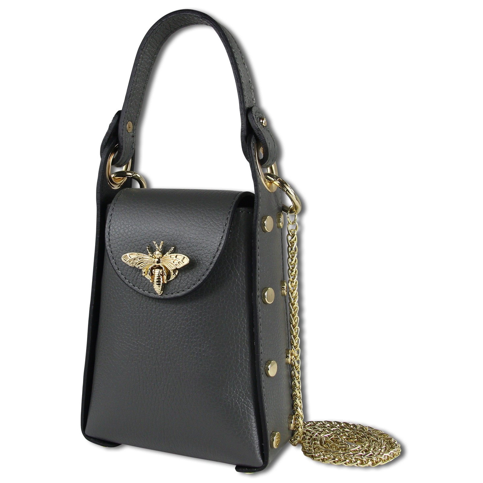 Toscanto Damen Leder Tasche grau OTT813UK
