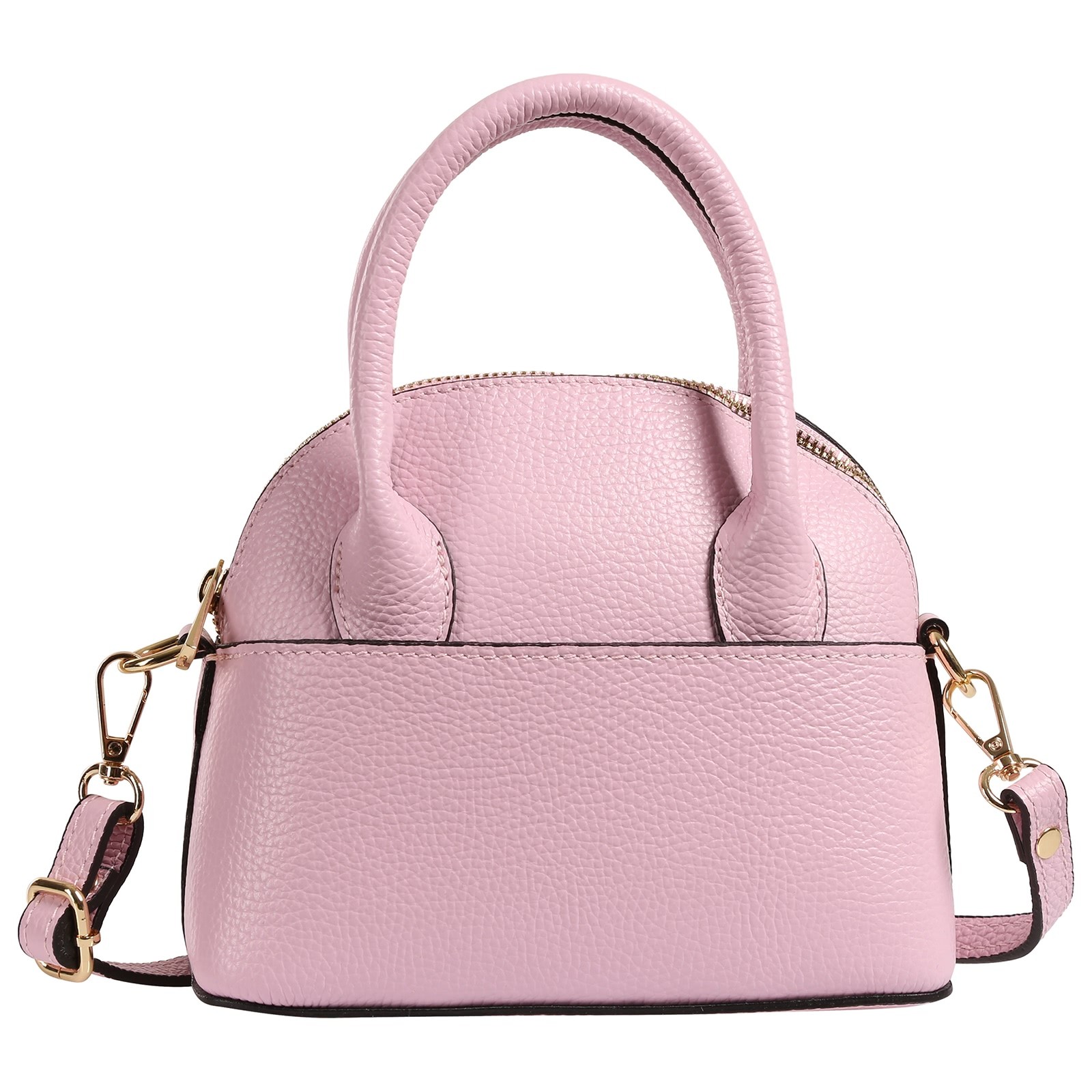 Toscanto Damen Umhängetasche Leder Tasche rosa OTT814UA