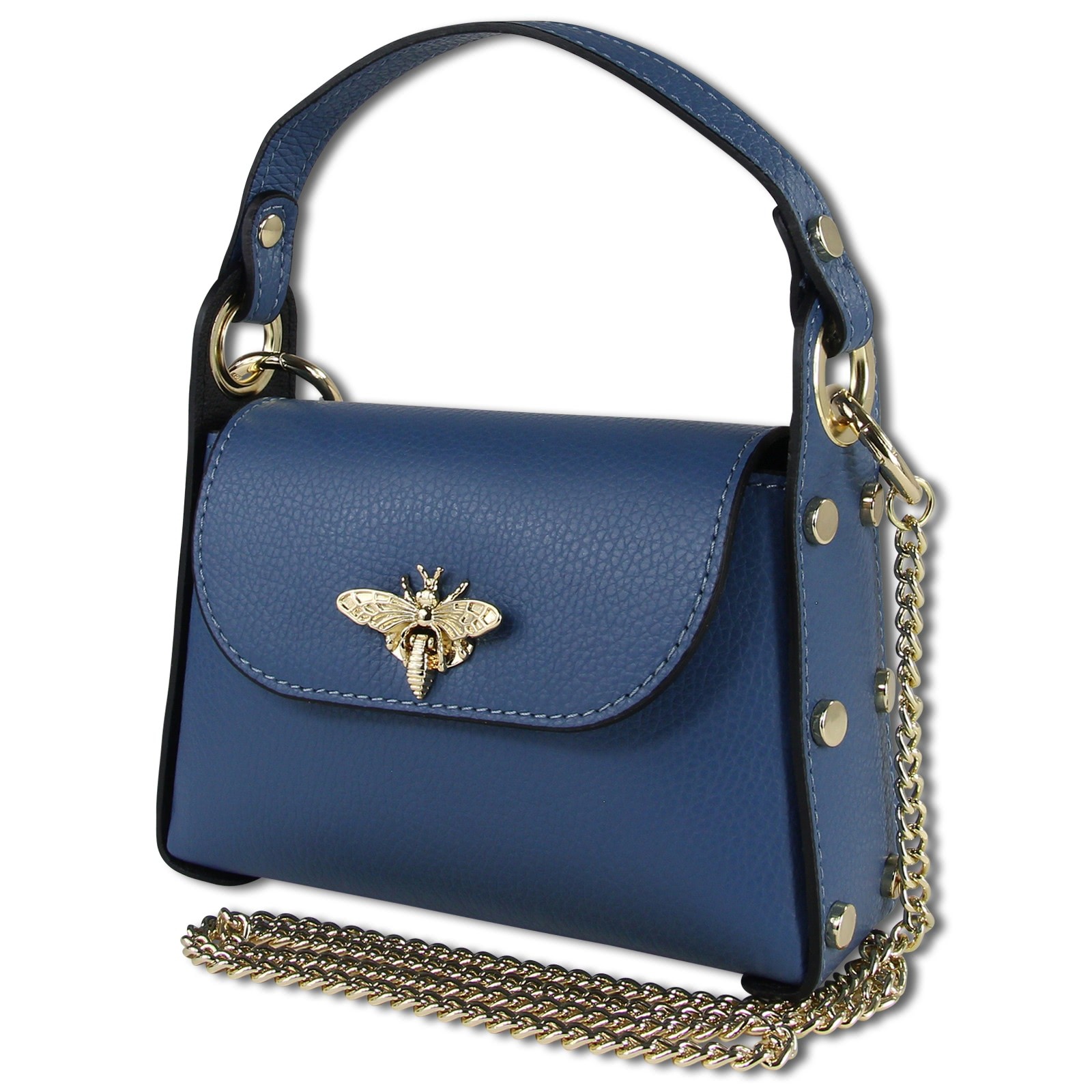 Toscanto Damen Leder Tasche blau OTT817UF
