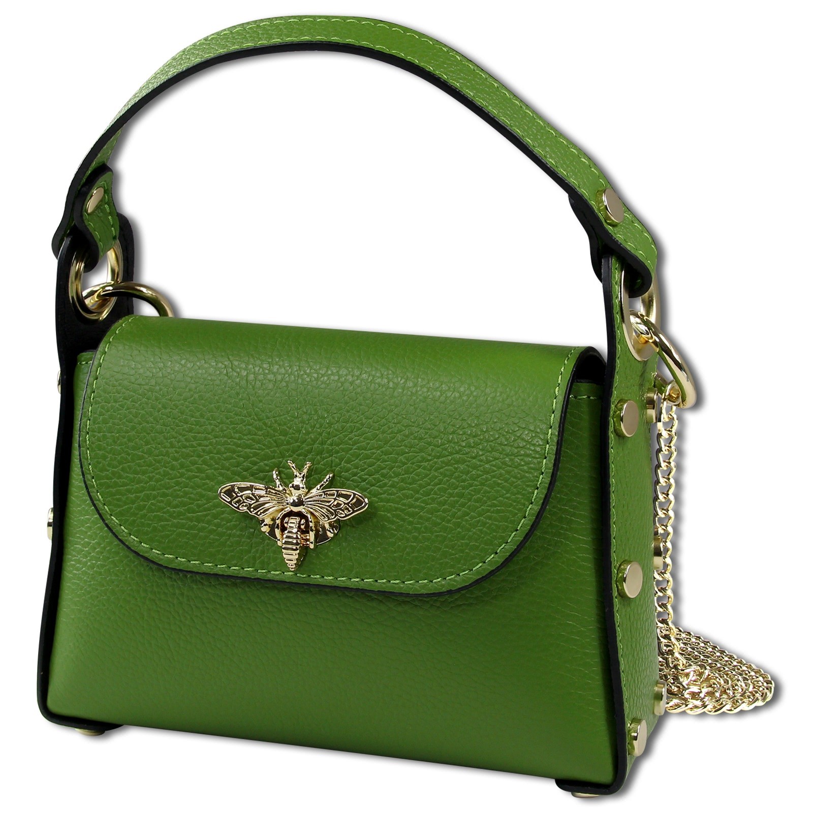 Toscanto Damen Leder Tasche grün OTT817UL