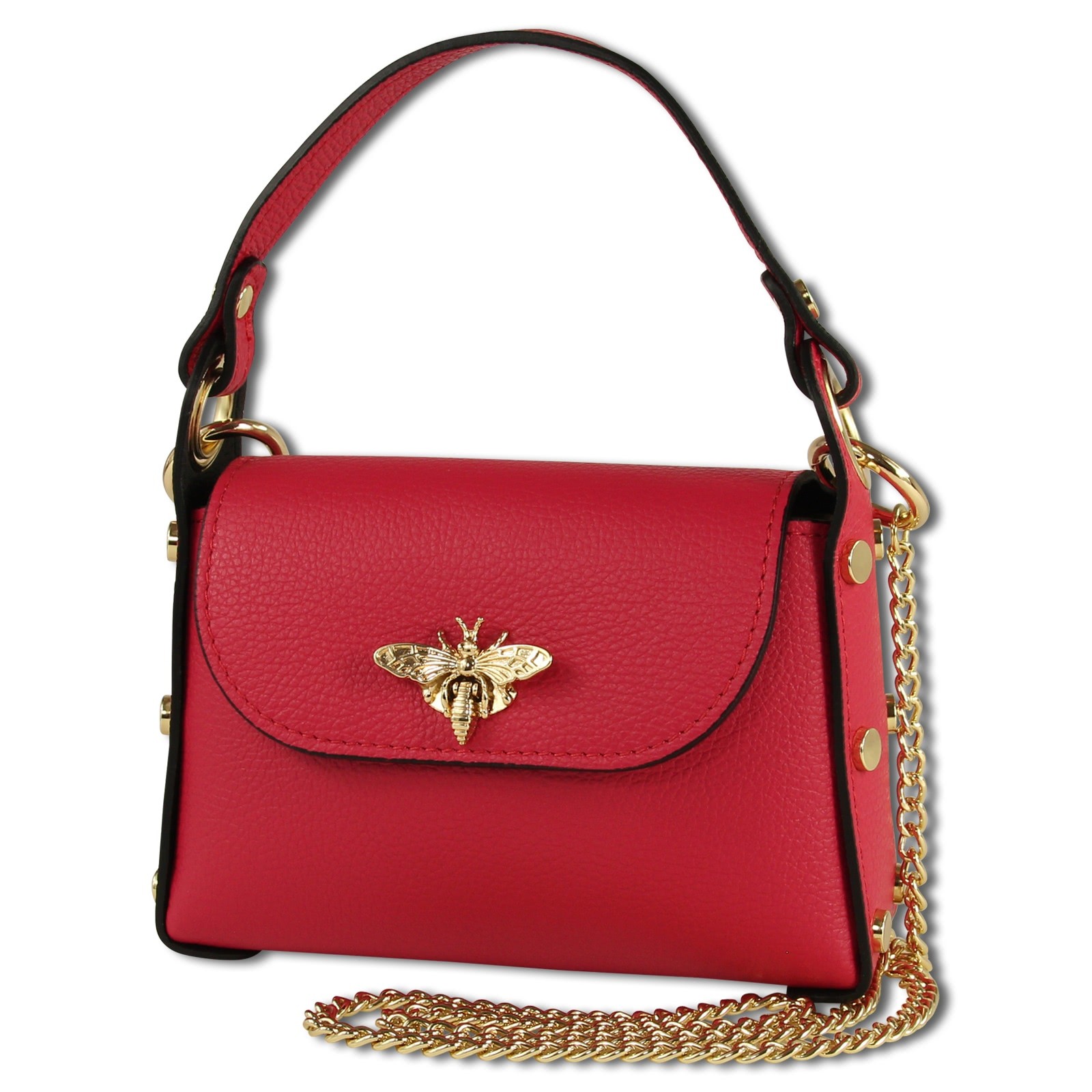 Toscanto Damen Umhängetasche Leder Tasche rot OTT817UR