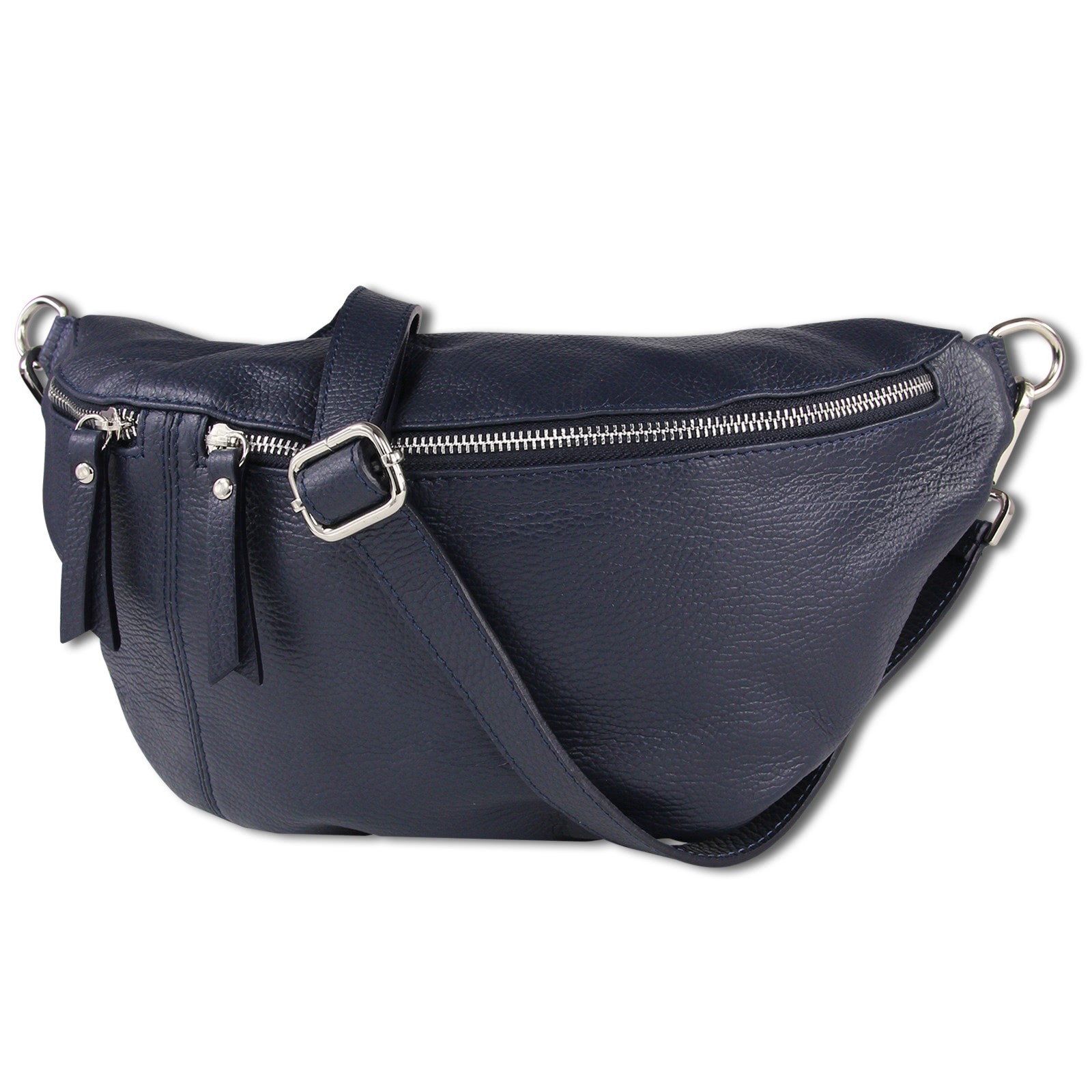 Toscanto Damen Gürteltasche Leder Tasche blau OTT820BB