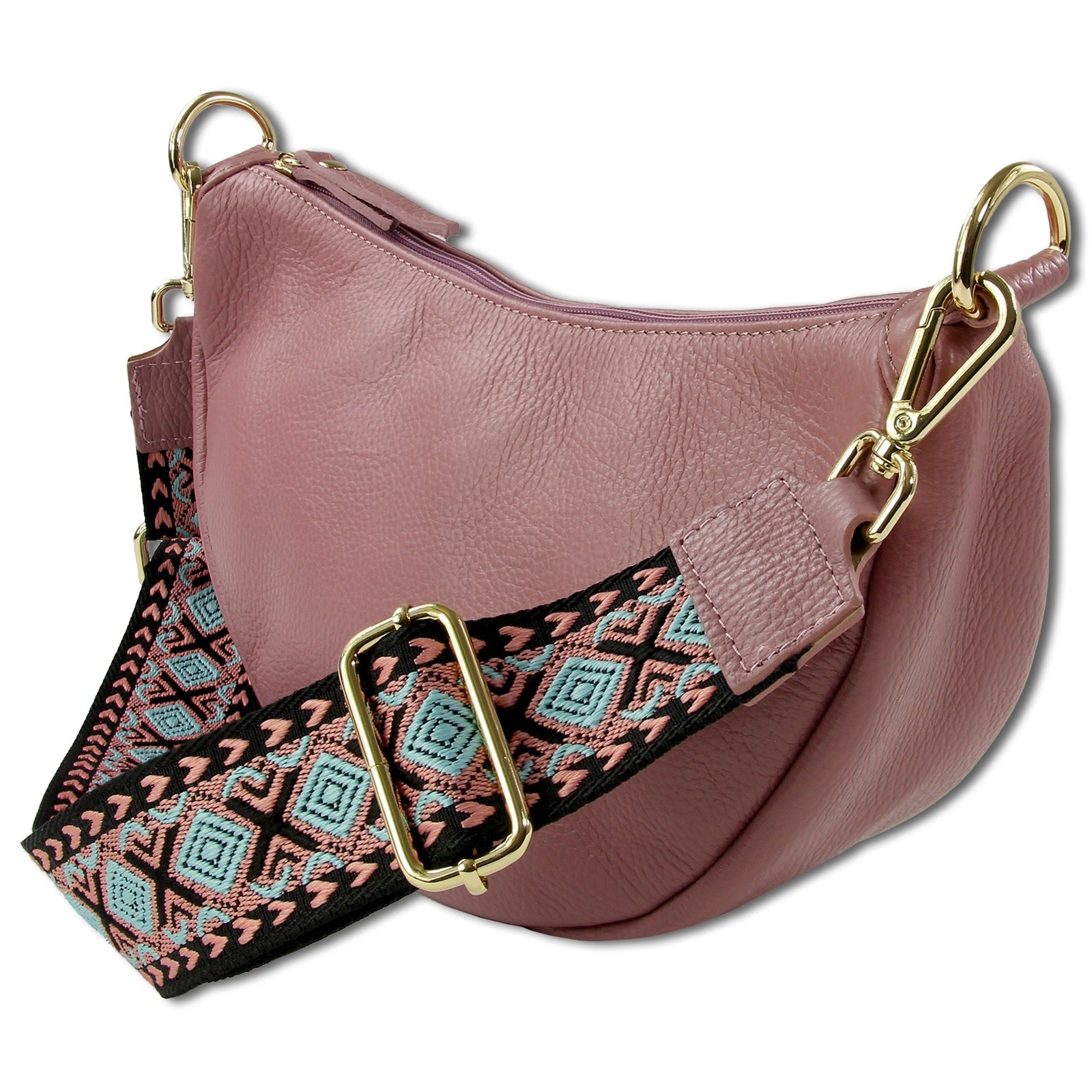 Toscanto Damen Jugend Citytasche Leder Tasche rosa OTT823BA