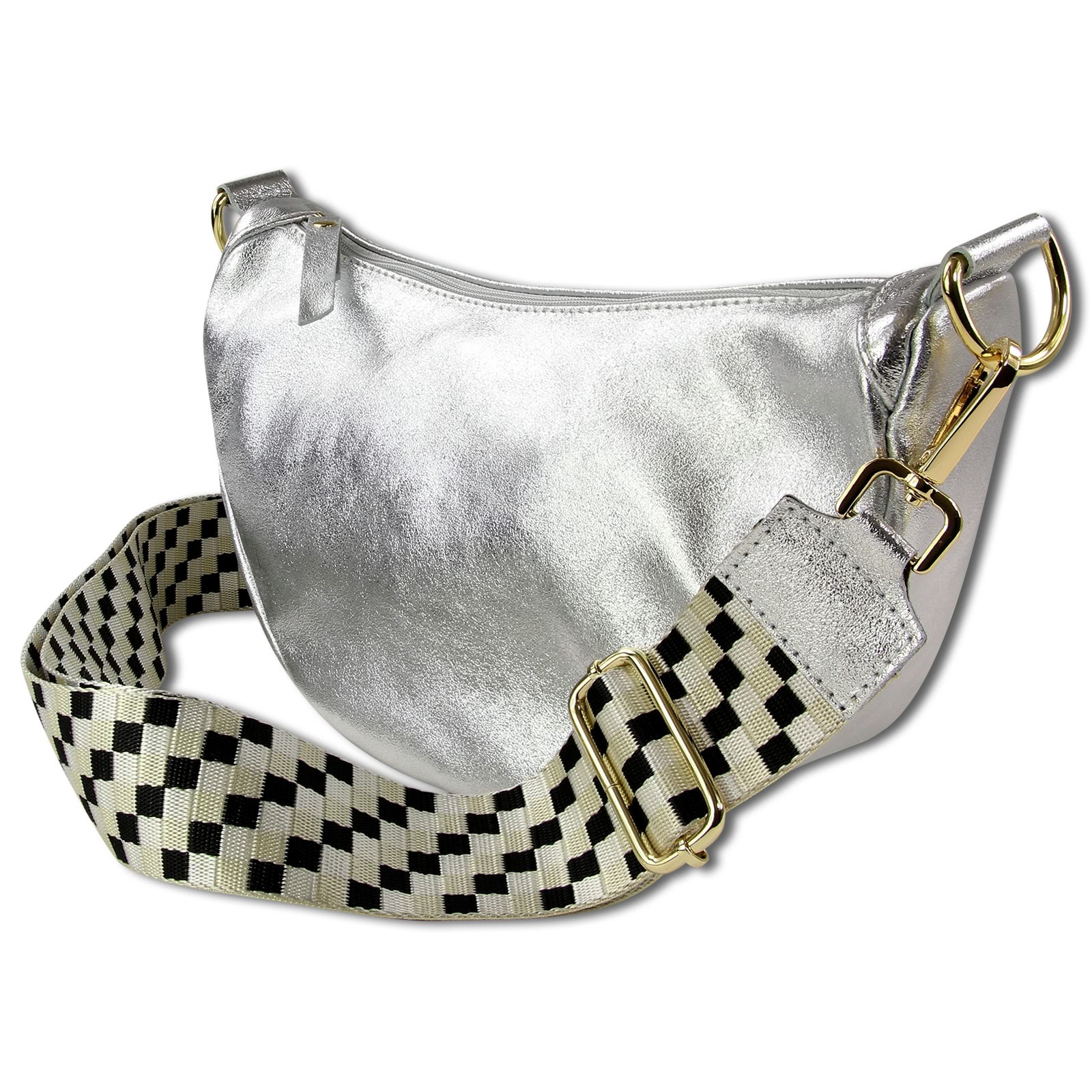 Toscanto Damen Jugend Citytasche Leder Tasche silber OTT823BJ