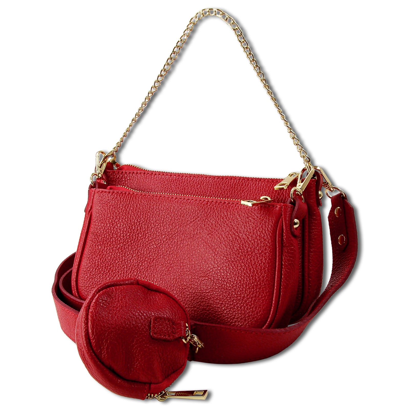 Toscanto Damen Leder Tasche rot OTT826UR