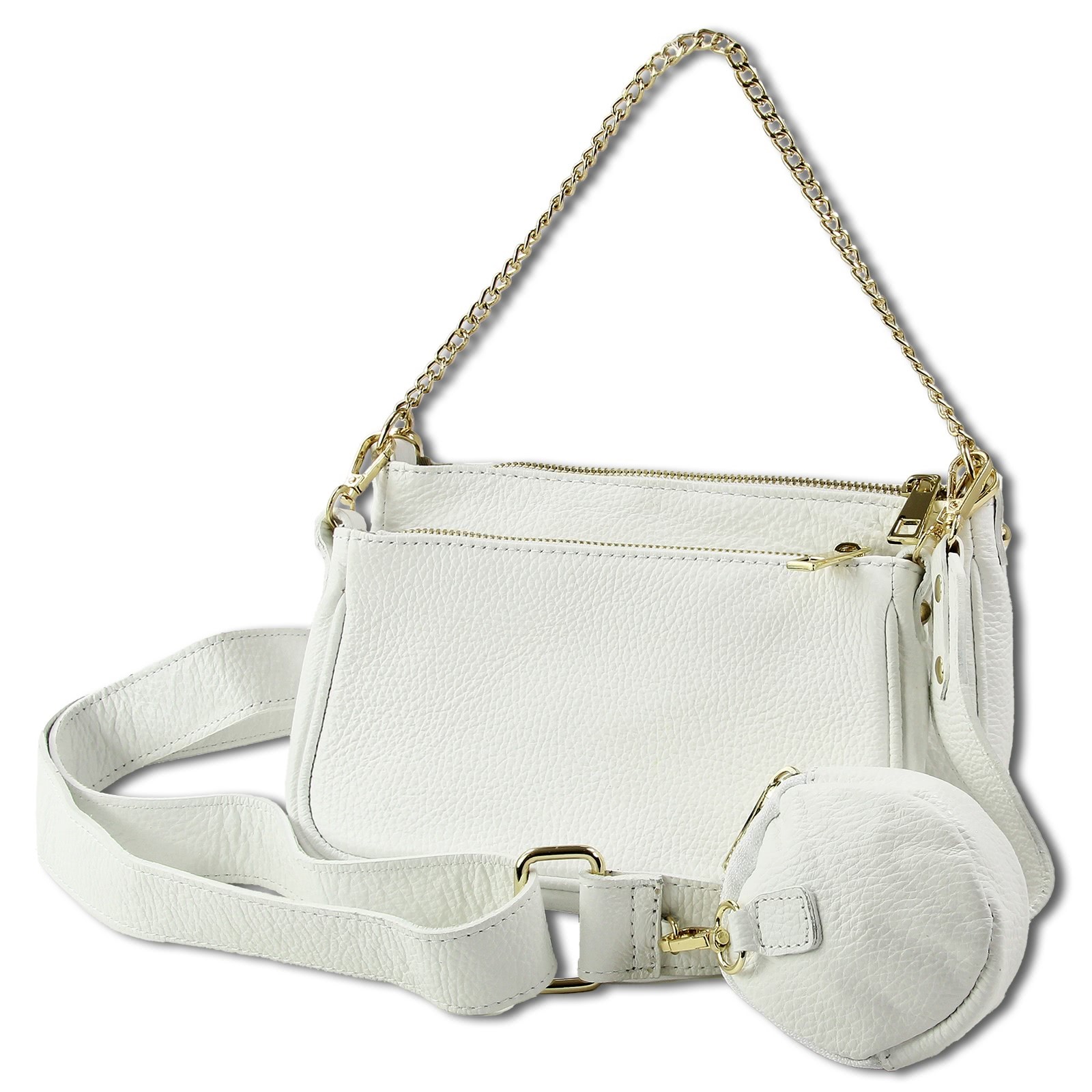 Toscanto Damen Leder Tasche weiß OTT826UW