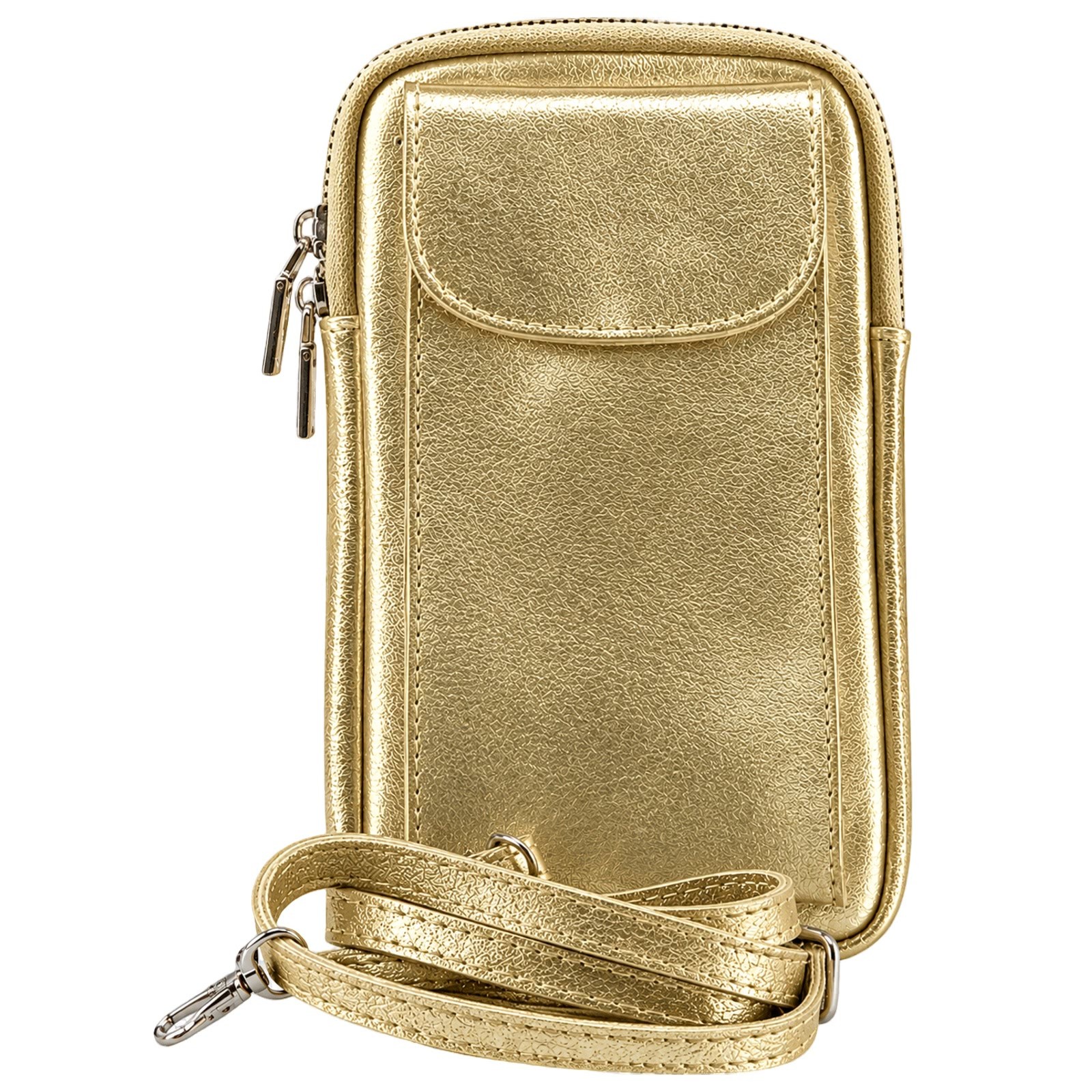 Toscanto Damen Umhängetasche Handtasche Leder Tasche gold OTT827SZ
