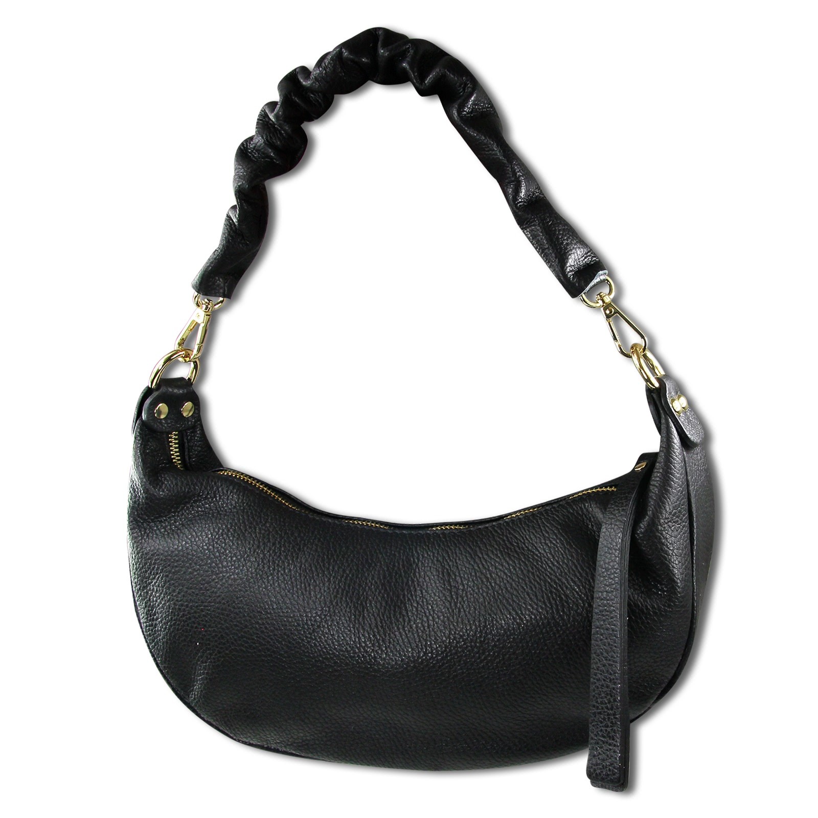 Toscanto Damen Jugend Citytasche Leder Tasche schwarz OTT830US