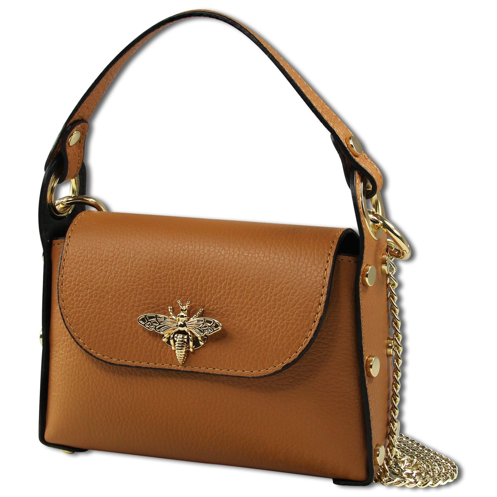 Toscanto Damen Leder Tasche hellbraun tan OTT831UC5