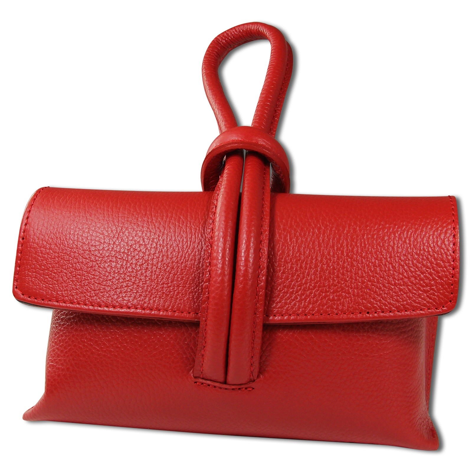Toscanto Damen Abendtasche Leder Tasche rot OTT834AR