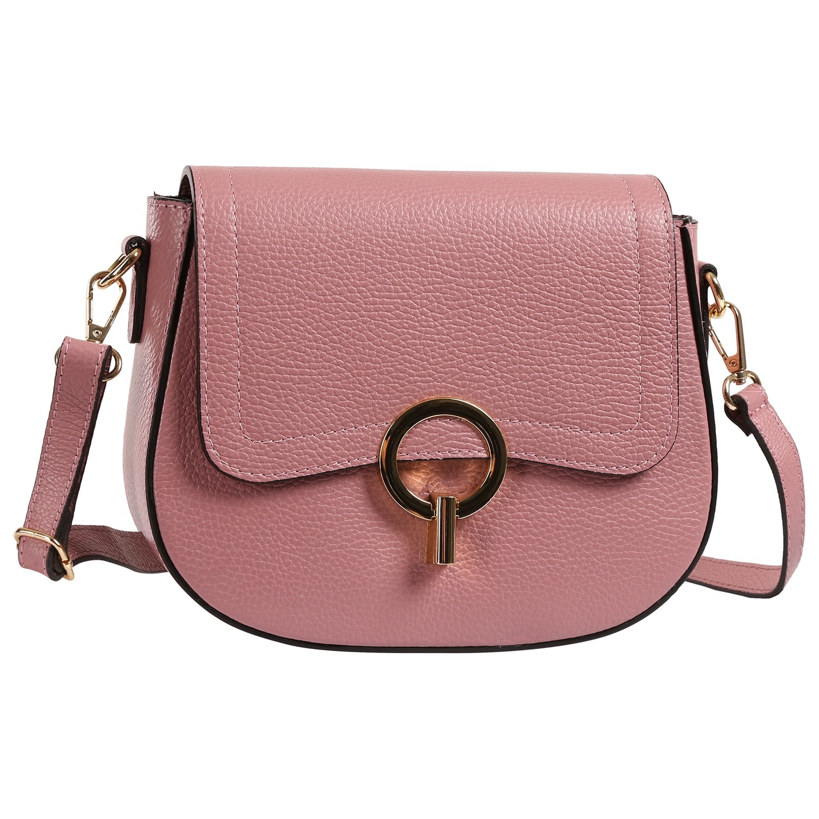 Toscanto Damen Umhängetasche Leder Tasche rosa antik OTT843UA1