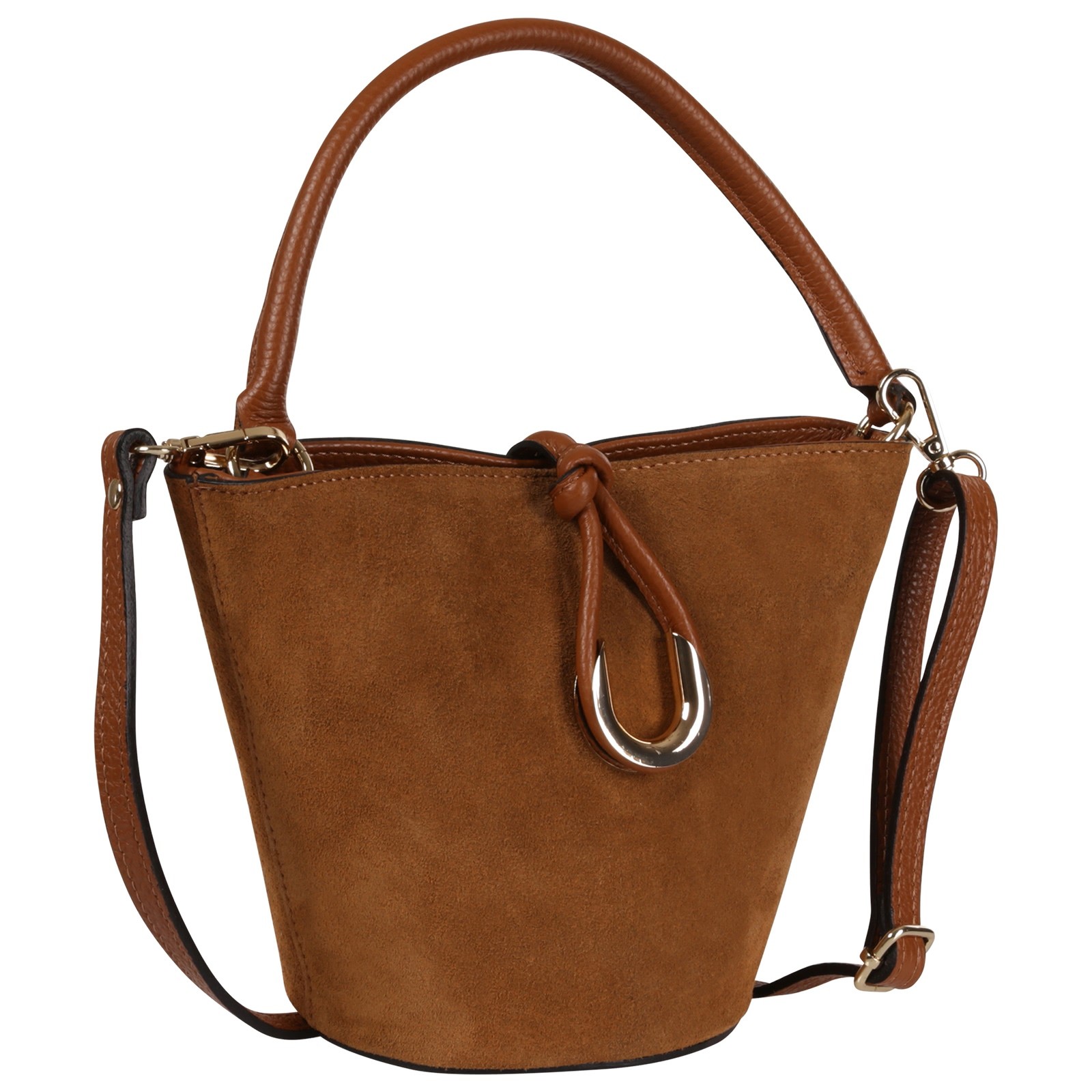 Toscanto Damen Handtasche Leder Tasche tan hellbraun OTT847HC5