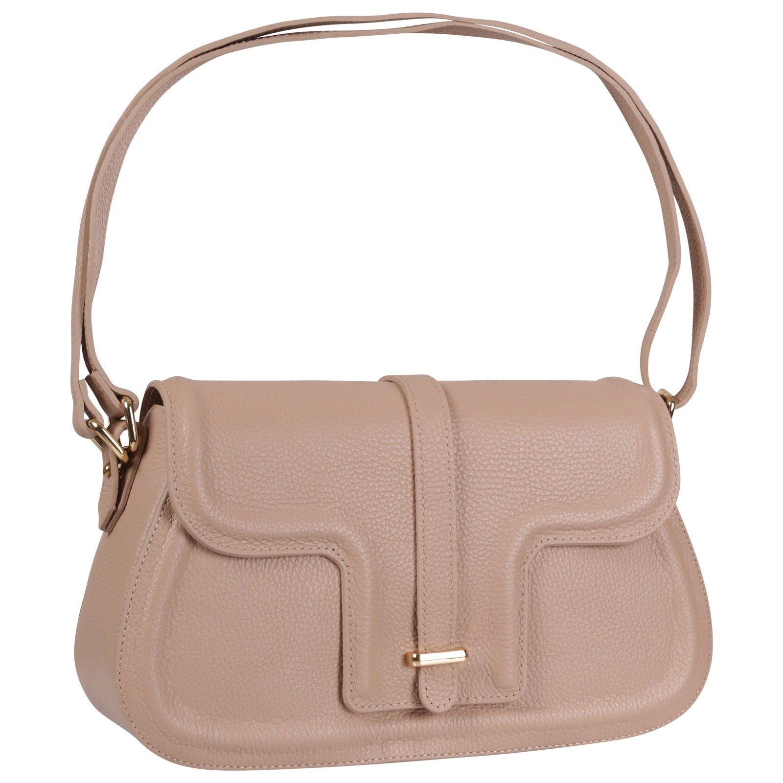 Toscanto Damen Schultertasche Leder Tasche altrosa OTT850SA1