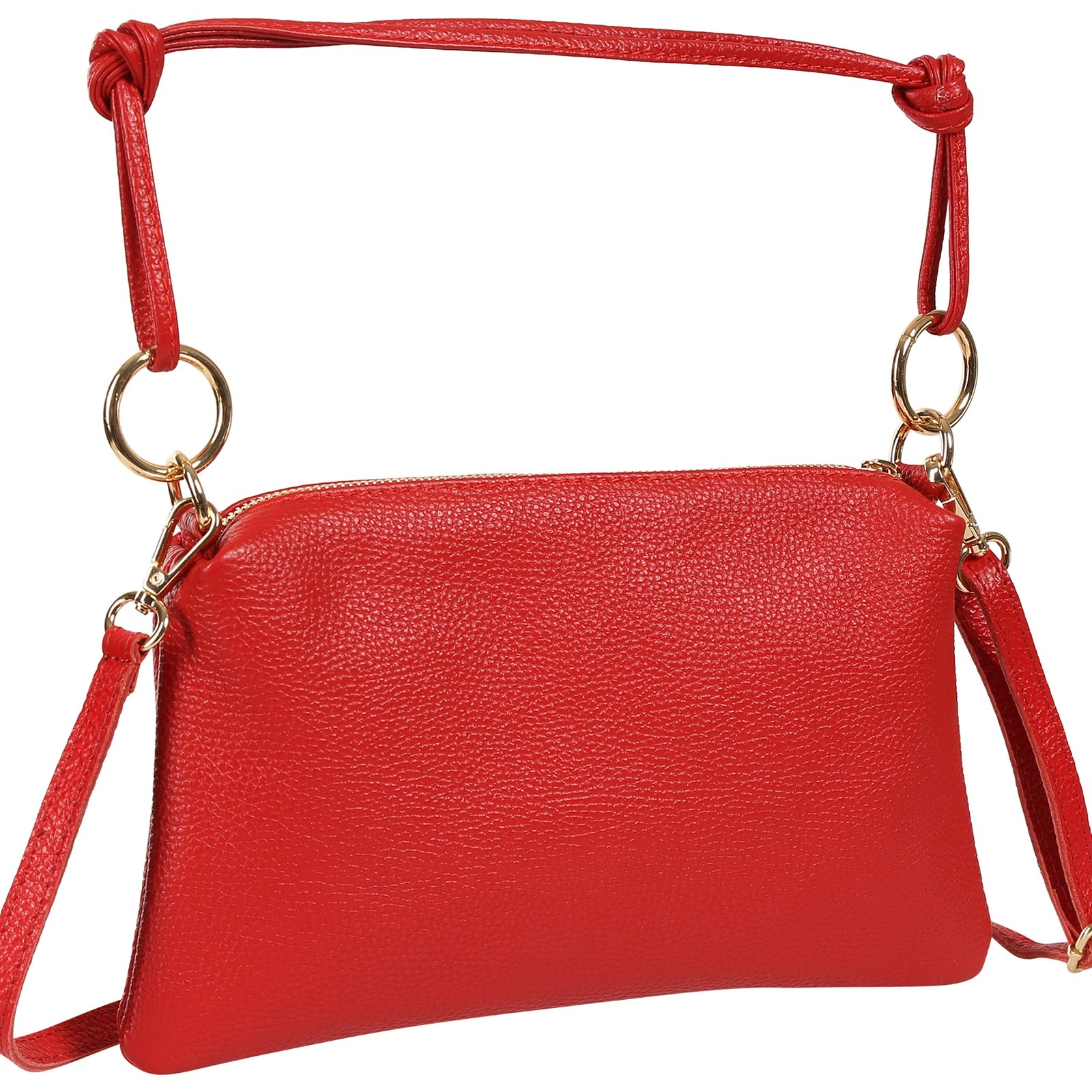 Toscanto Damen Umhängetasche Leder Tasche rot OTT861UR3