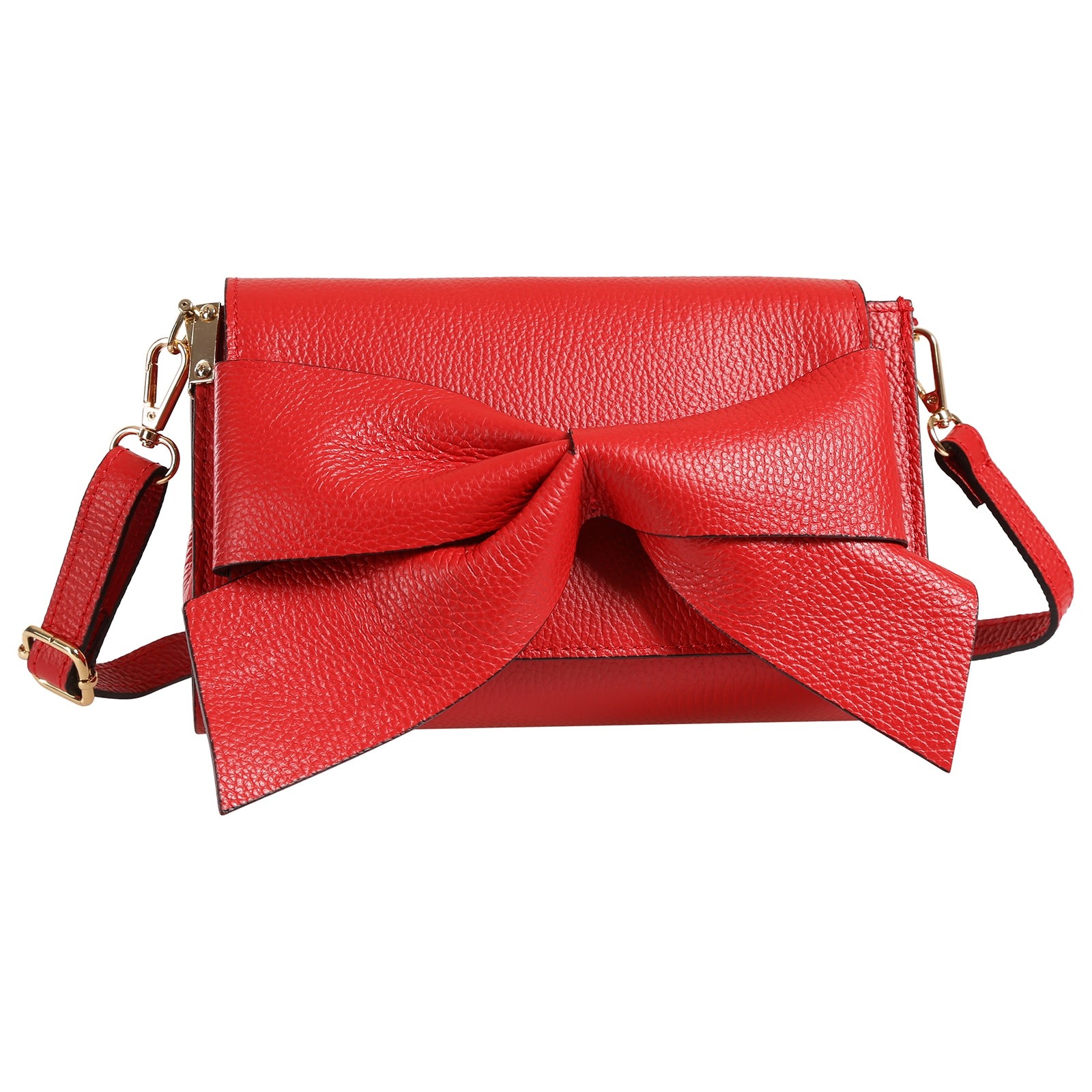 Toscanto Damen Umhängetasche Leder Tasche rot OTT873UR4